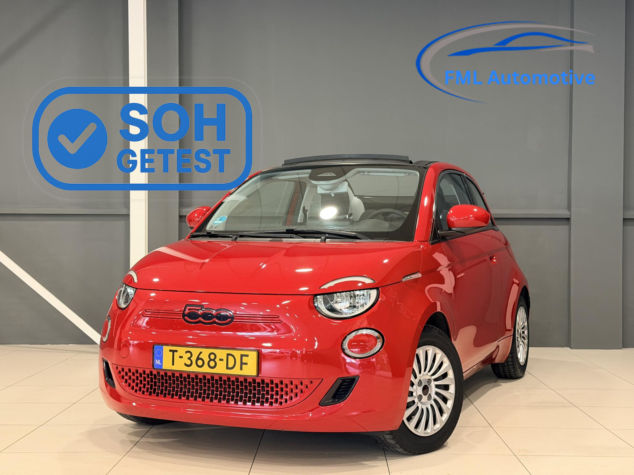 Fiat 500 RED 42 kWh 2023 - voorkant