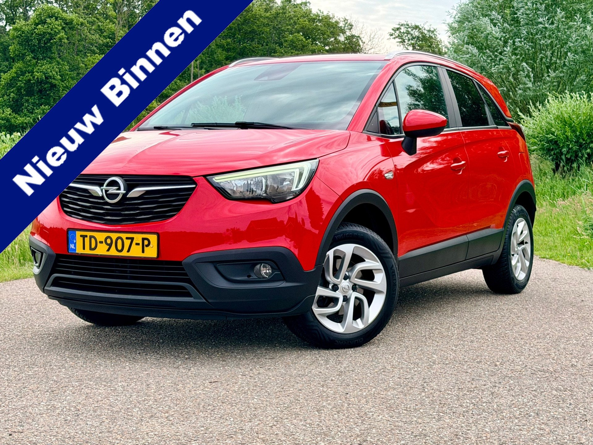 Opel Crossland X 1.2 Turbo Online Edition Carplay Navi PDC Cruise Control Clima Perfect Onderhouden NAP 2018 - voorkant