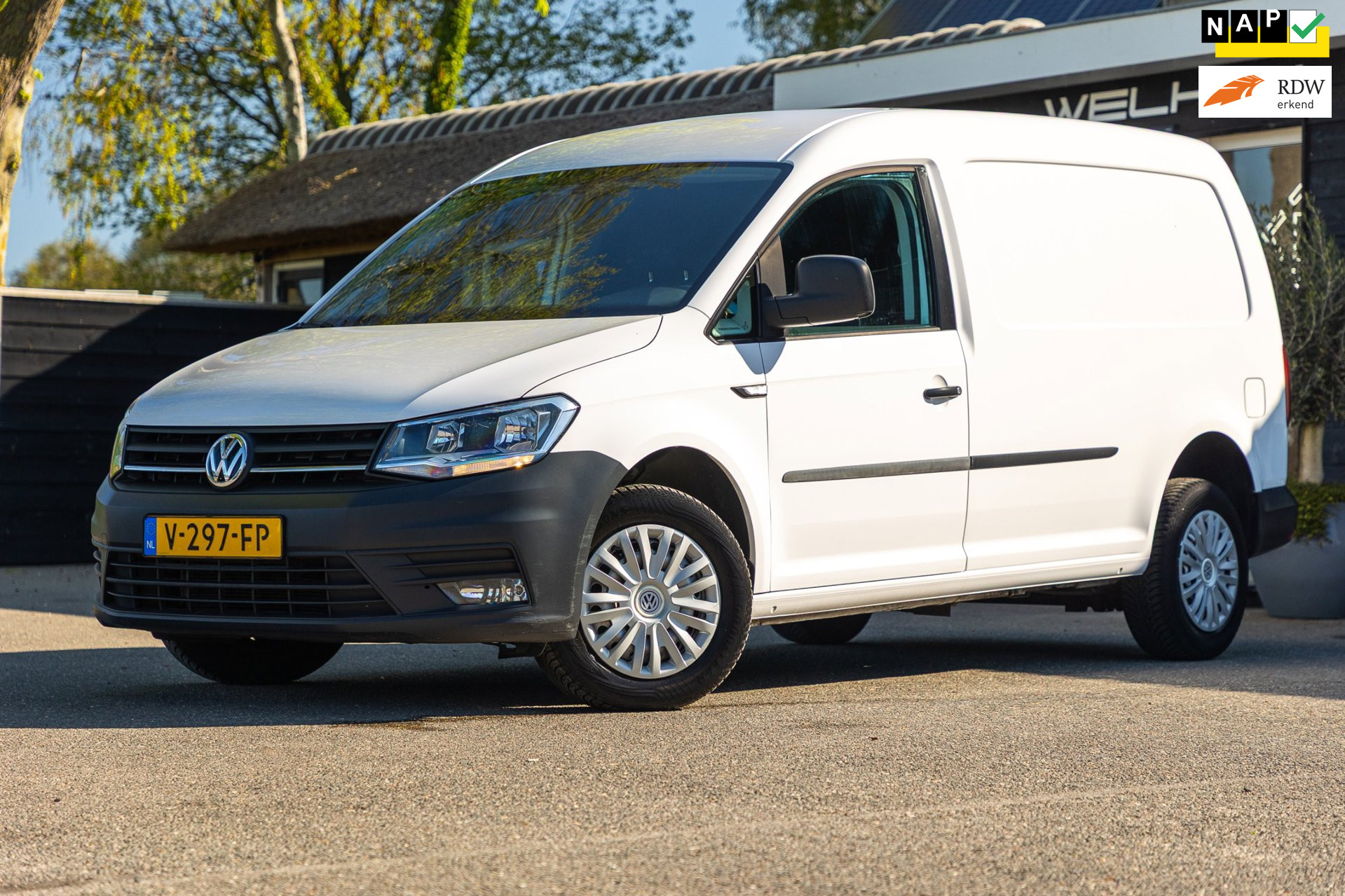 Volkswagen Caddy 2.0 TDI L2H1 BMT Maxi Highline I klep I Cruise I Clima I NAP I BTW I 2017 - voorkant