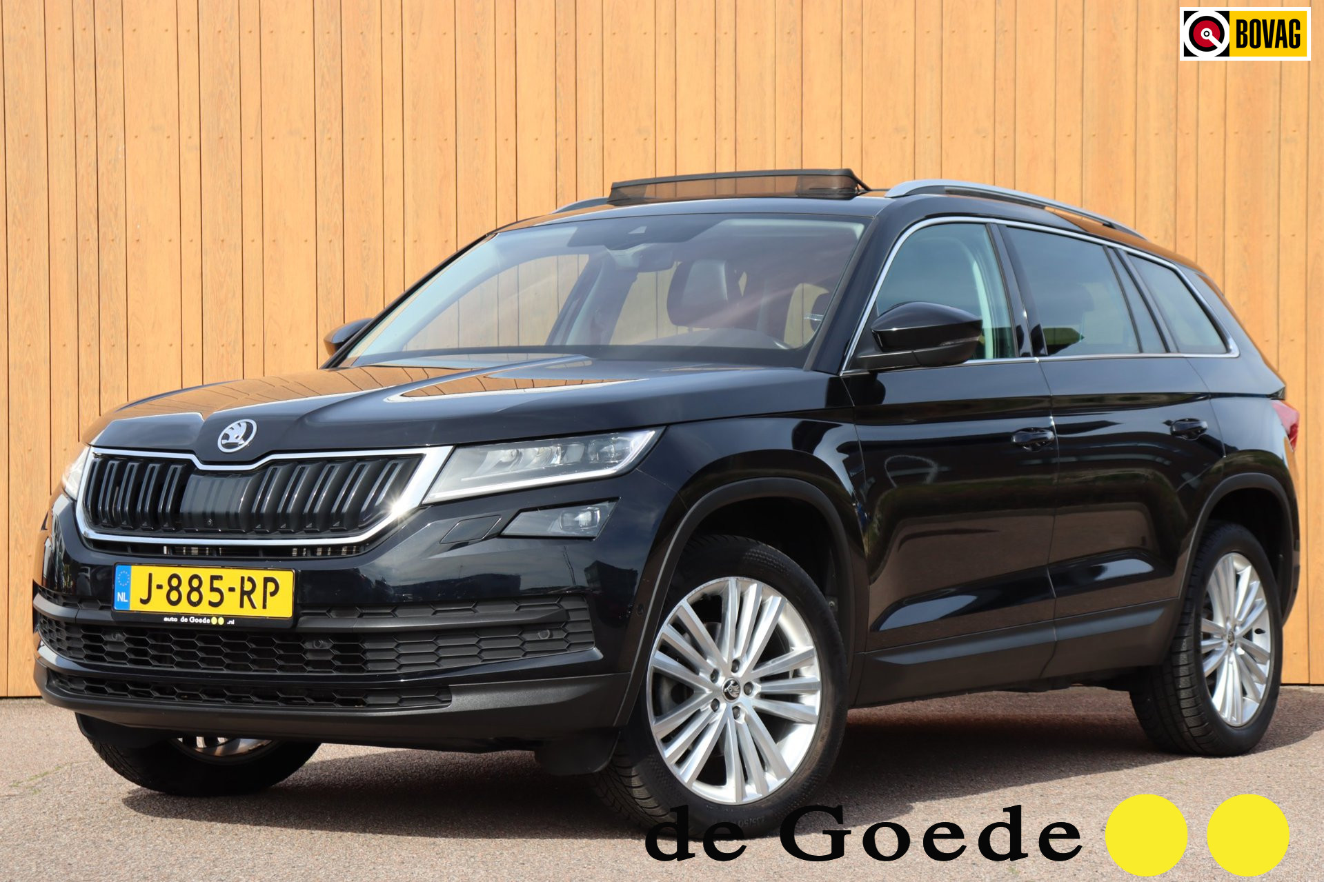 Skoda Kodiaq 1.5 TSI Business Edition Plus org.nl leer+mem+verw schuifdak el.trekhaak adap.cruise 2020 - voorkant