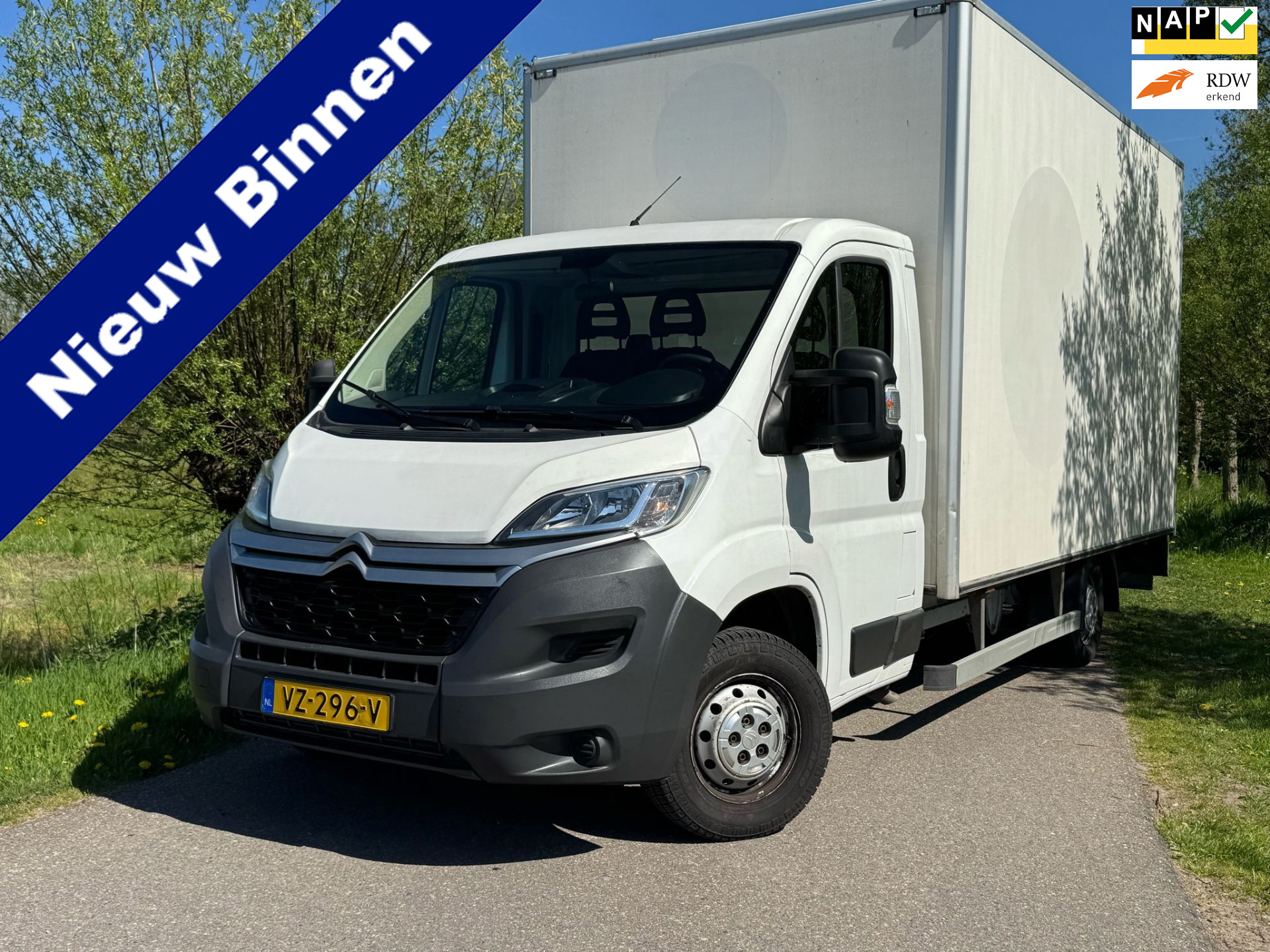 Citroen Citroen Jumper 35 2.0 BlueHDi L3H2 Bakwagen / Nieuwe motor / EURO 6 / Airco / 3 Zits / Cruise / Elektrische Laadklep / 6 Versnell. 2016 - voorkant