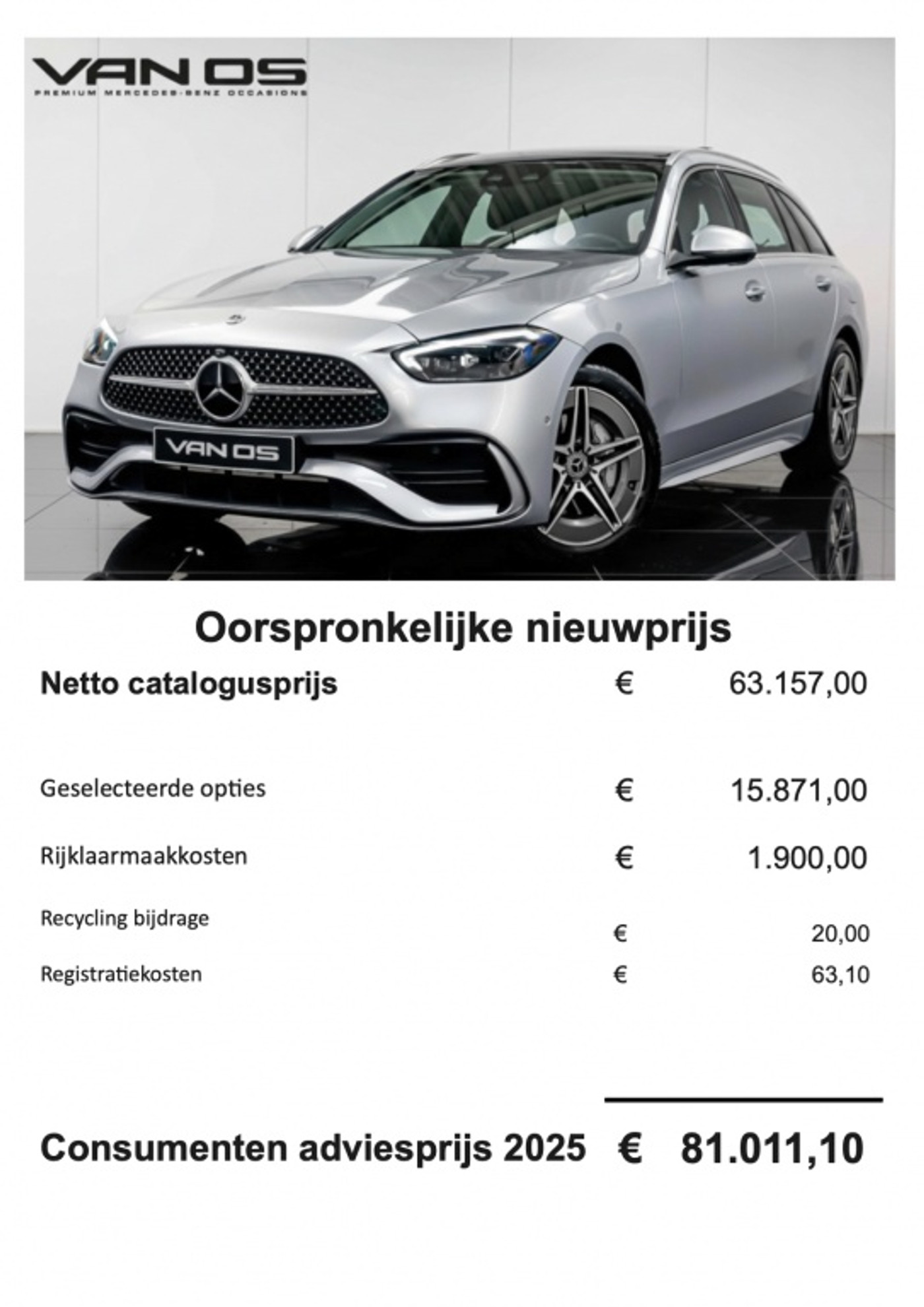 Foto van Mercedes-Benz C-klasse Estate