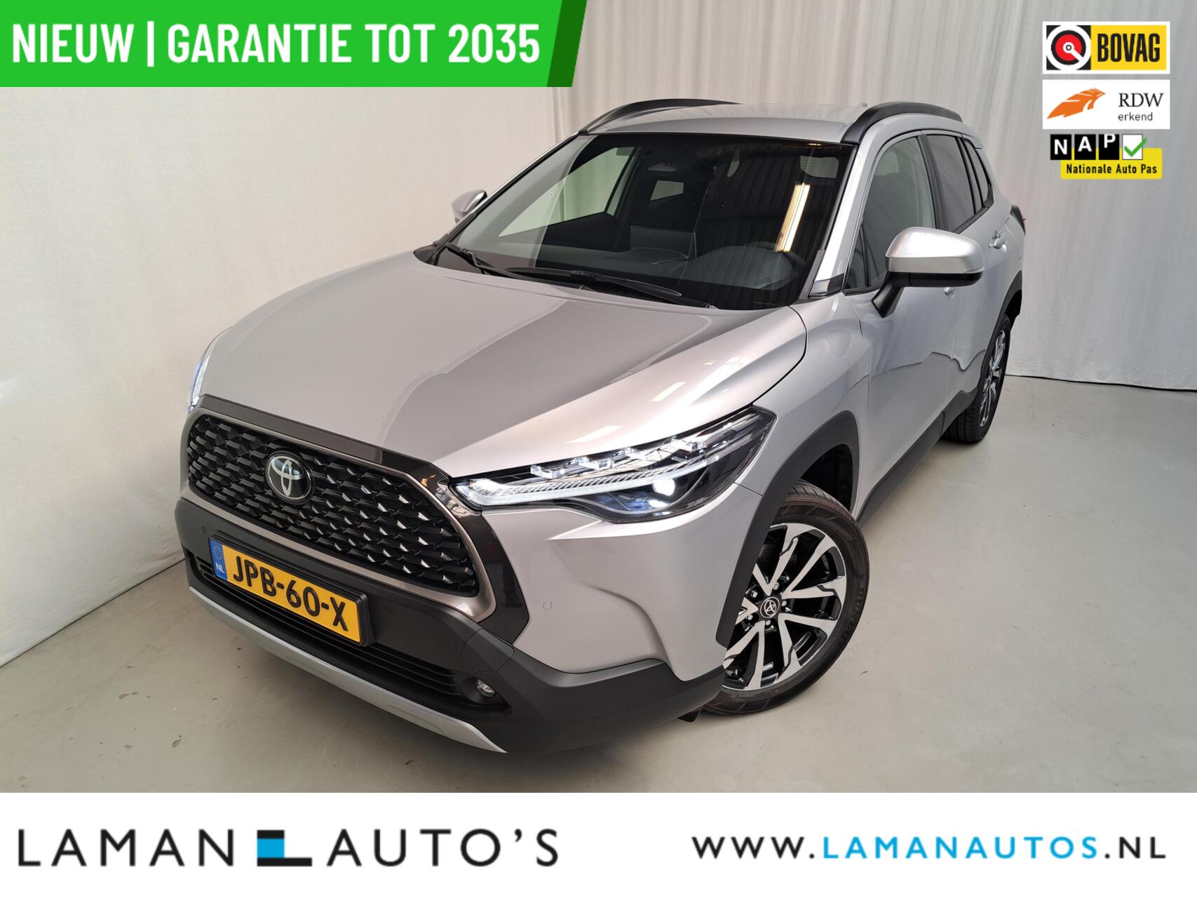Toyota Toyota Corolla Hybrid 140 Style Premium | CarPlay Navigatie Dodehoekdetectie Stuur- en stoelverwarming ECC ACC 18" LMV PDC Camera Metallic | Hybrid Voorschoten 2025 - voorkant