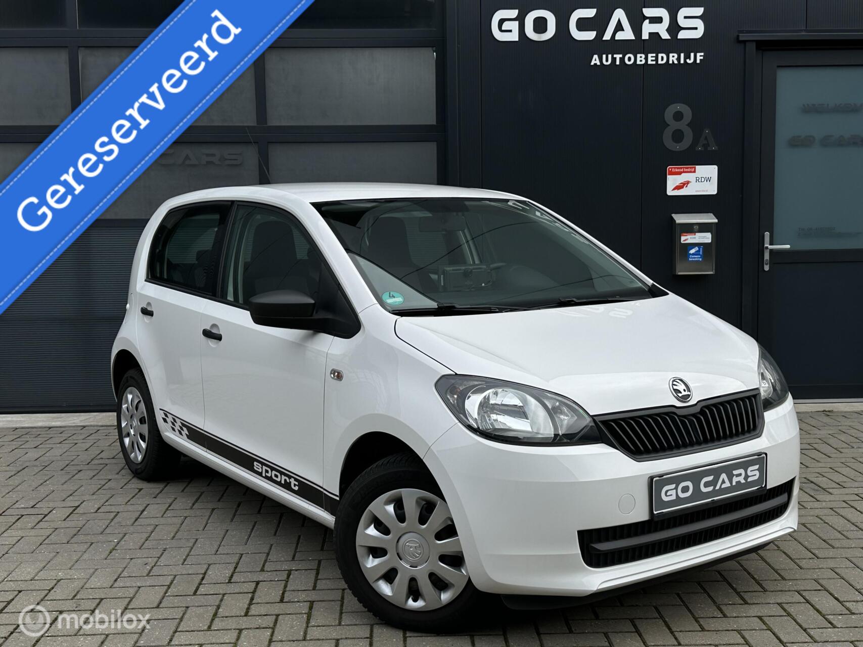 Skoda Citigo 1.0 SPORT 5 deurs Airco//Navi//DashCam 2014 - voorkant