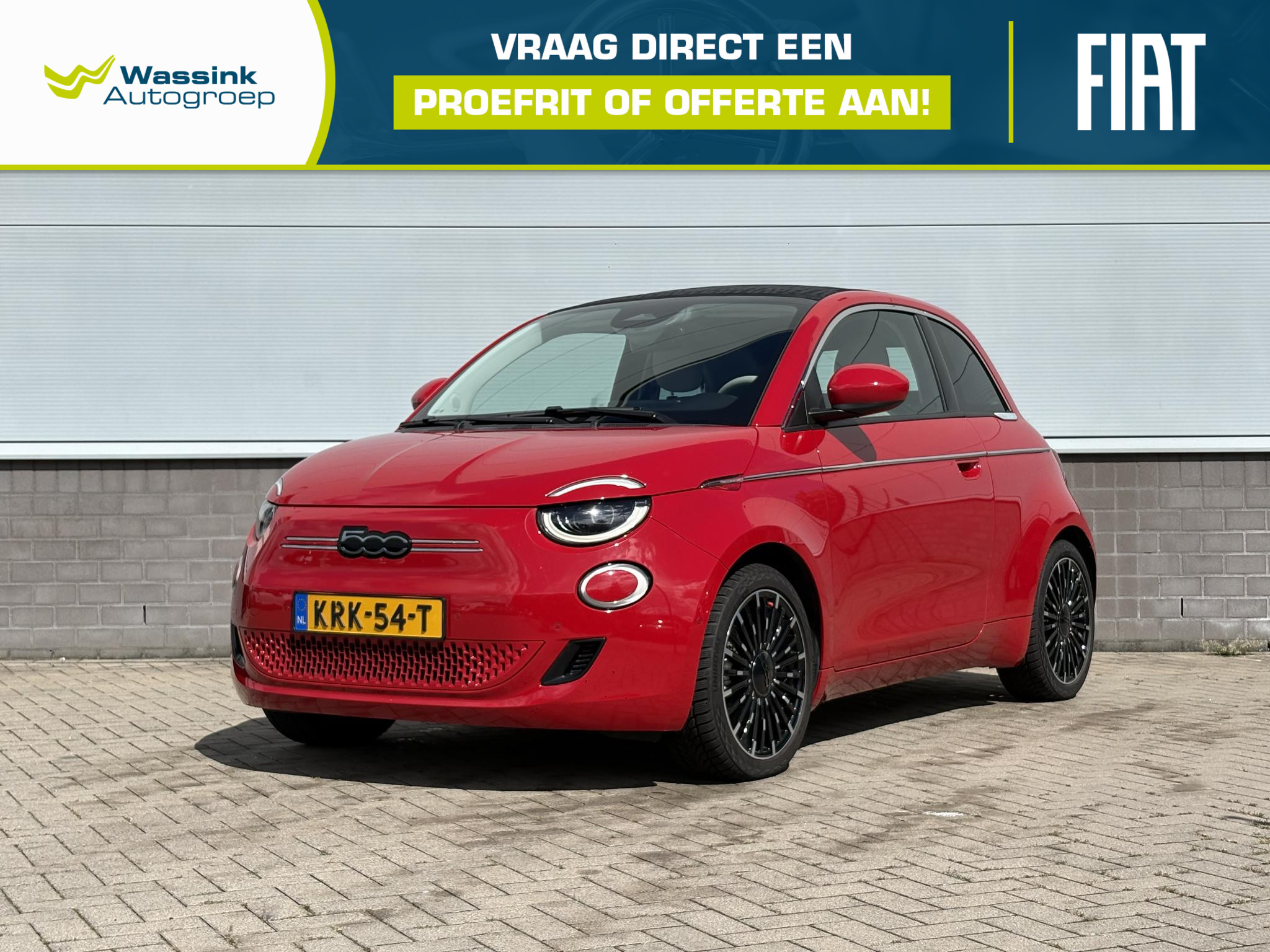 Fiat 500 La Prima 42 kWh 2024 - voorkant