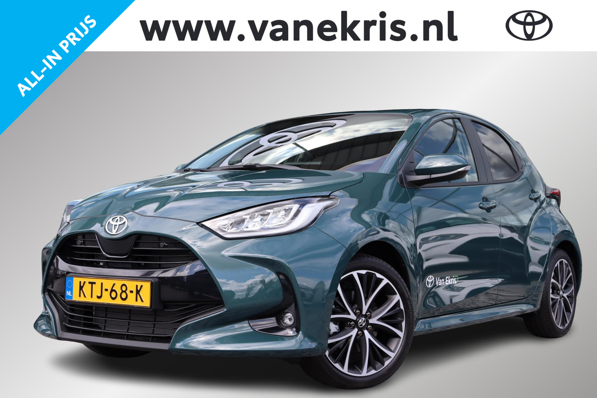 Toyota Yaris 1.5 Hybrid 115 Dynamic, Comfort Pack, 2026 - voorkant