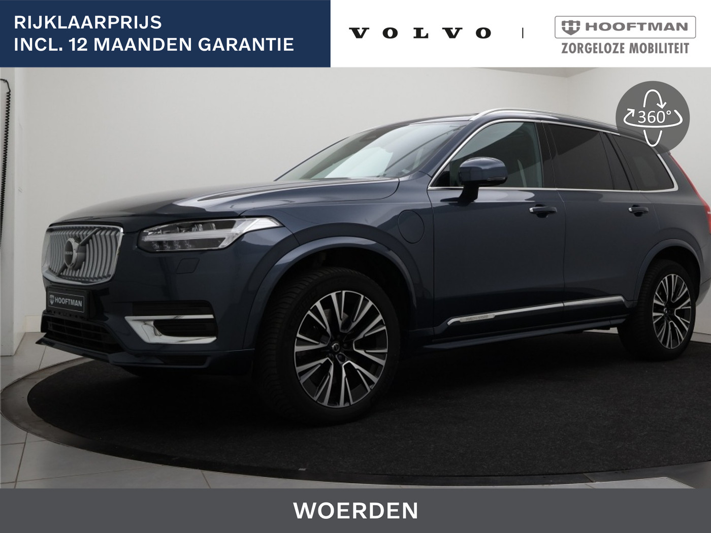Volvo Xc90 T8 PLUG-IN HYBRID LONG RANGE ULTIMATE BRIGHT MASSAGE SCHUIFDAK HARMAN KARDON 2023 - voorkant