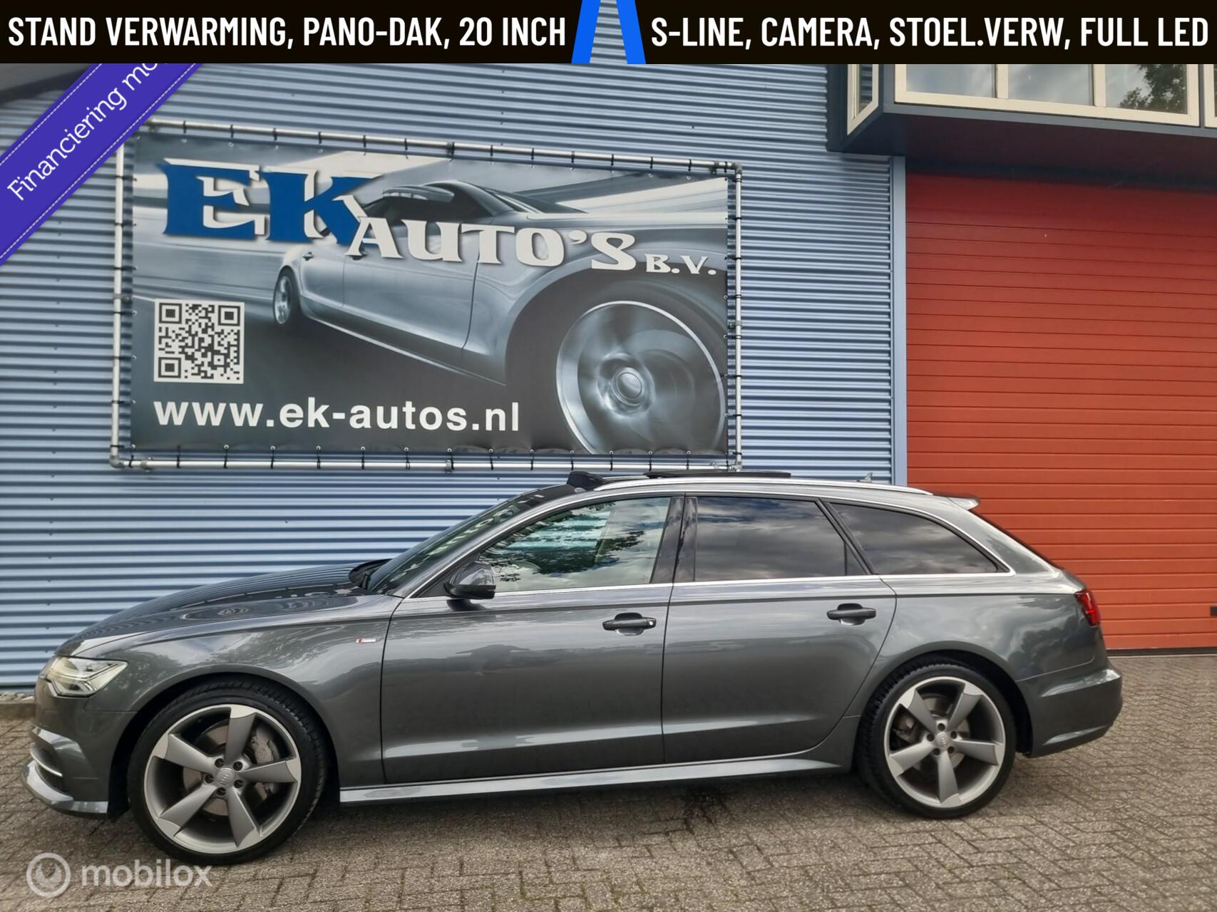 Audi A6 Avant 2.0 TFSI Sport Edition 252pk S-Line. S-tronic 2016 - voorkant