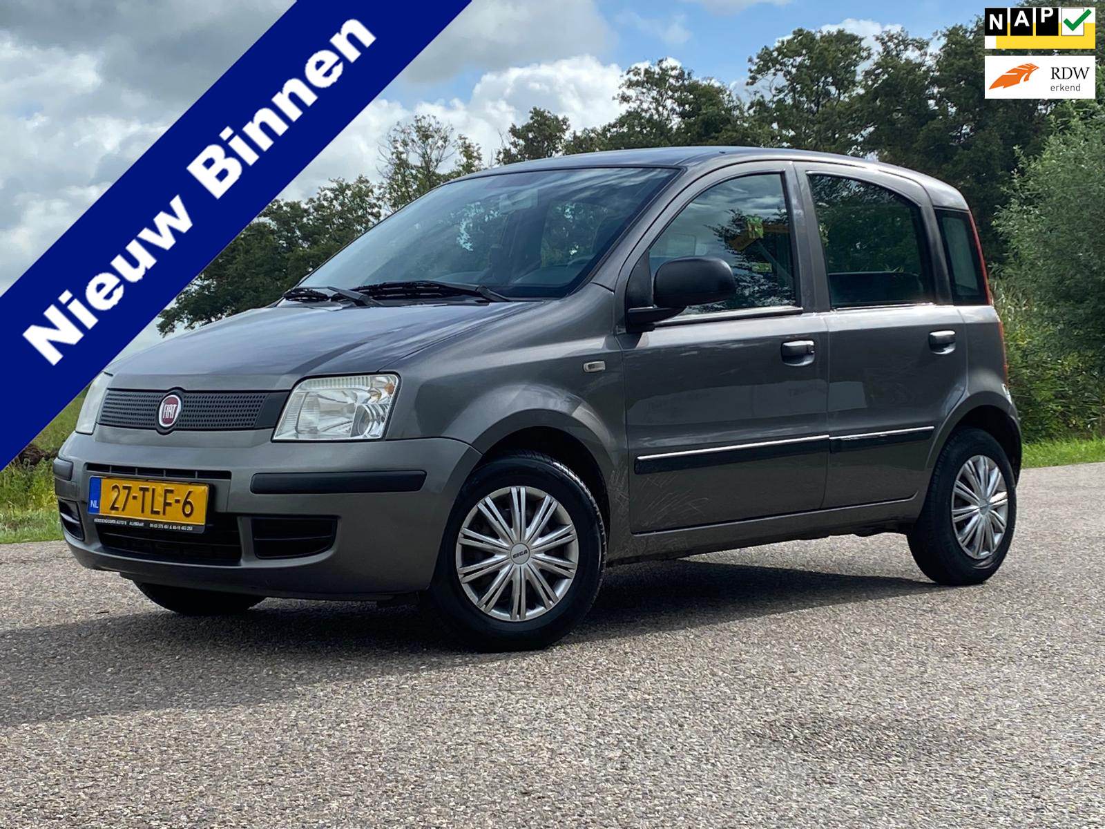 Fiat Fiat Panda 1.2 Active 5DRS AIRCO ELEKTRISCHE RAMEN NAP 69PK GOED ONDERHOUDEN 2012 - voorkant