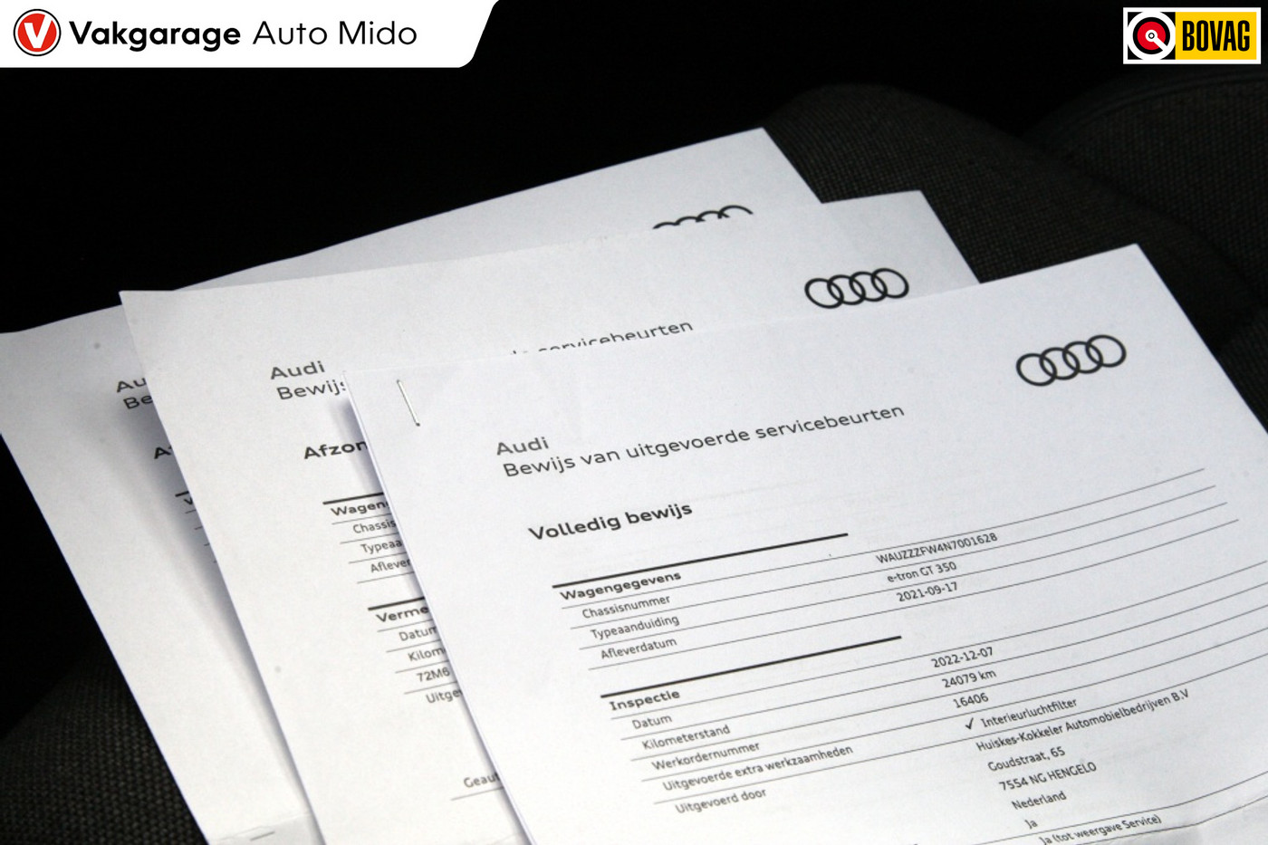 Foto van Audi E-tron GT