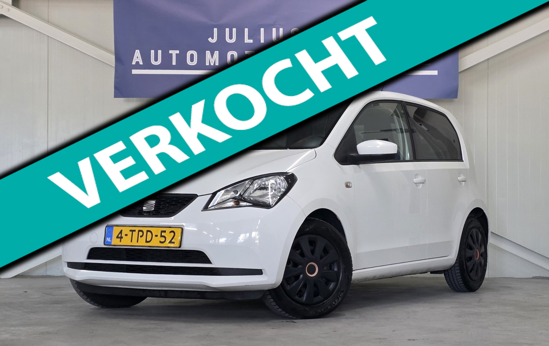 Seat Mii 1.0 Style Airco 5-DRS Nieuwe Koppeling 2024 APK 07-2027 Mooi! 2012 - voorkant