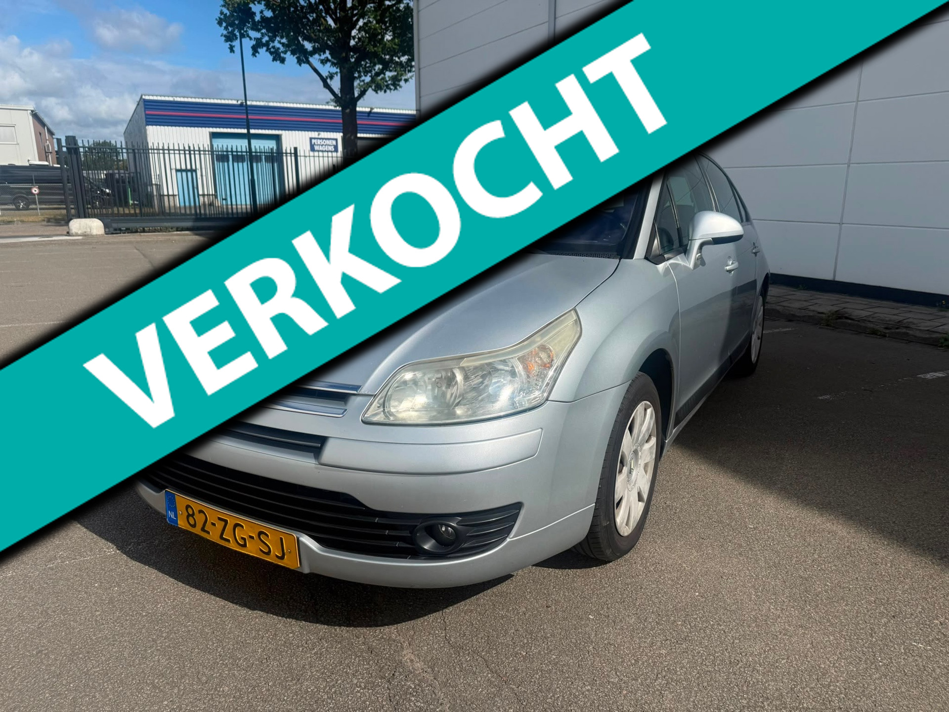Citroen C4 1.6-16V Ligne Ambiance Benzine/Lpg Airco Trekhaak Cruise 2008 - voorkant