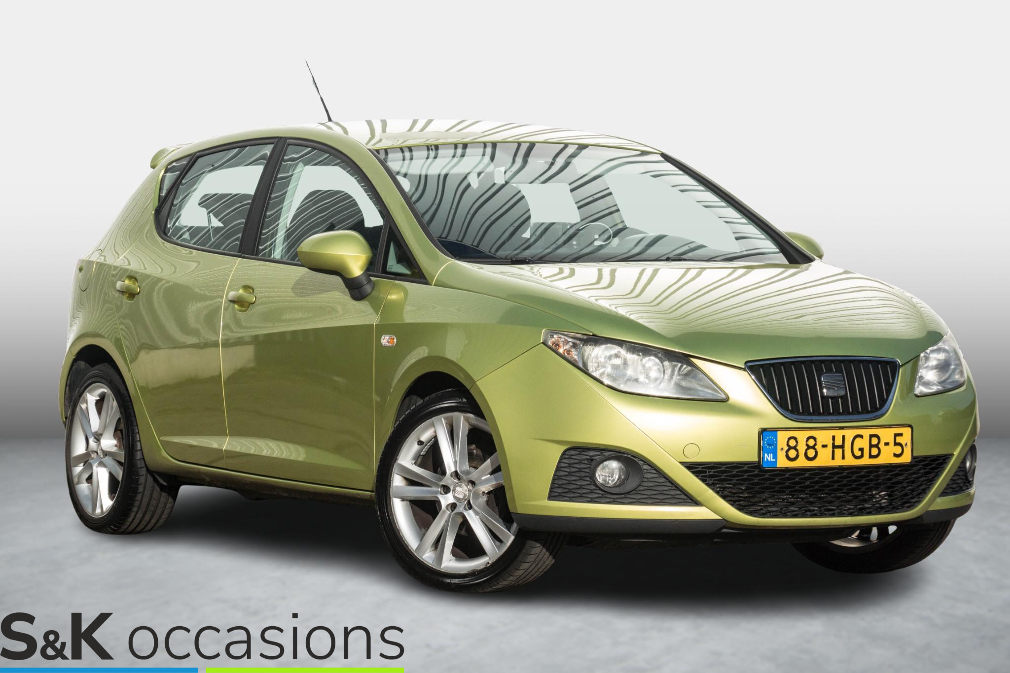 Seat Ibiza 1.6 Sport-up CarPlay/navi trekhaak Airco 2008 - voorkant