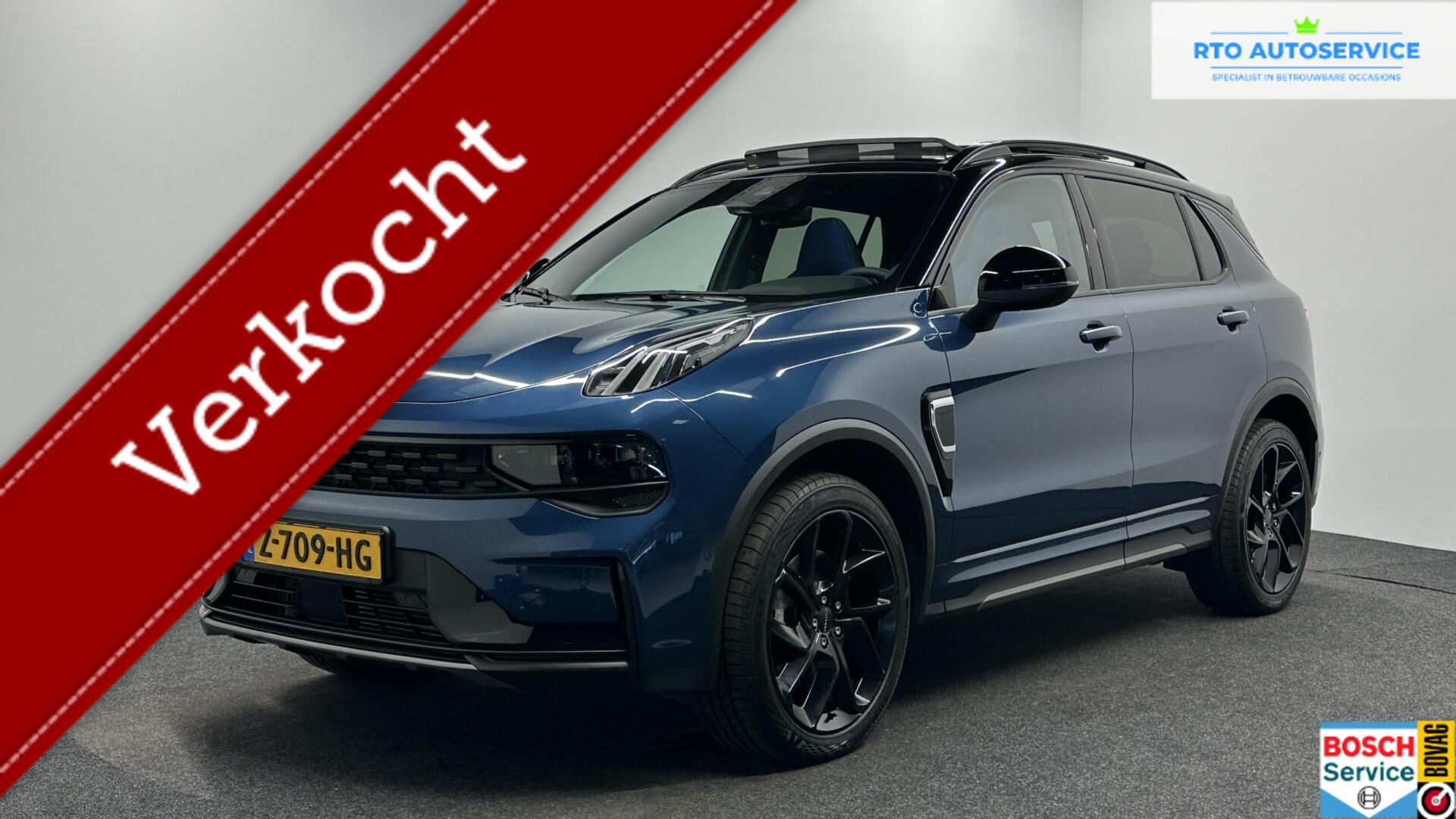 LYNK & Co 01 1.5 261PK Plug-in Hybrid Zwarte hemel|360 Camera|Pano|AppleCarplay|Adaptive Cruise|Origineel NL| 2024 - voorkant
