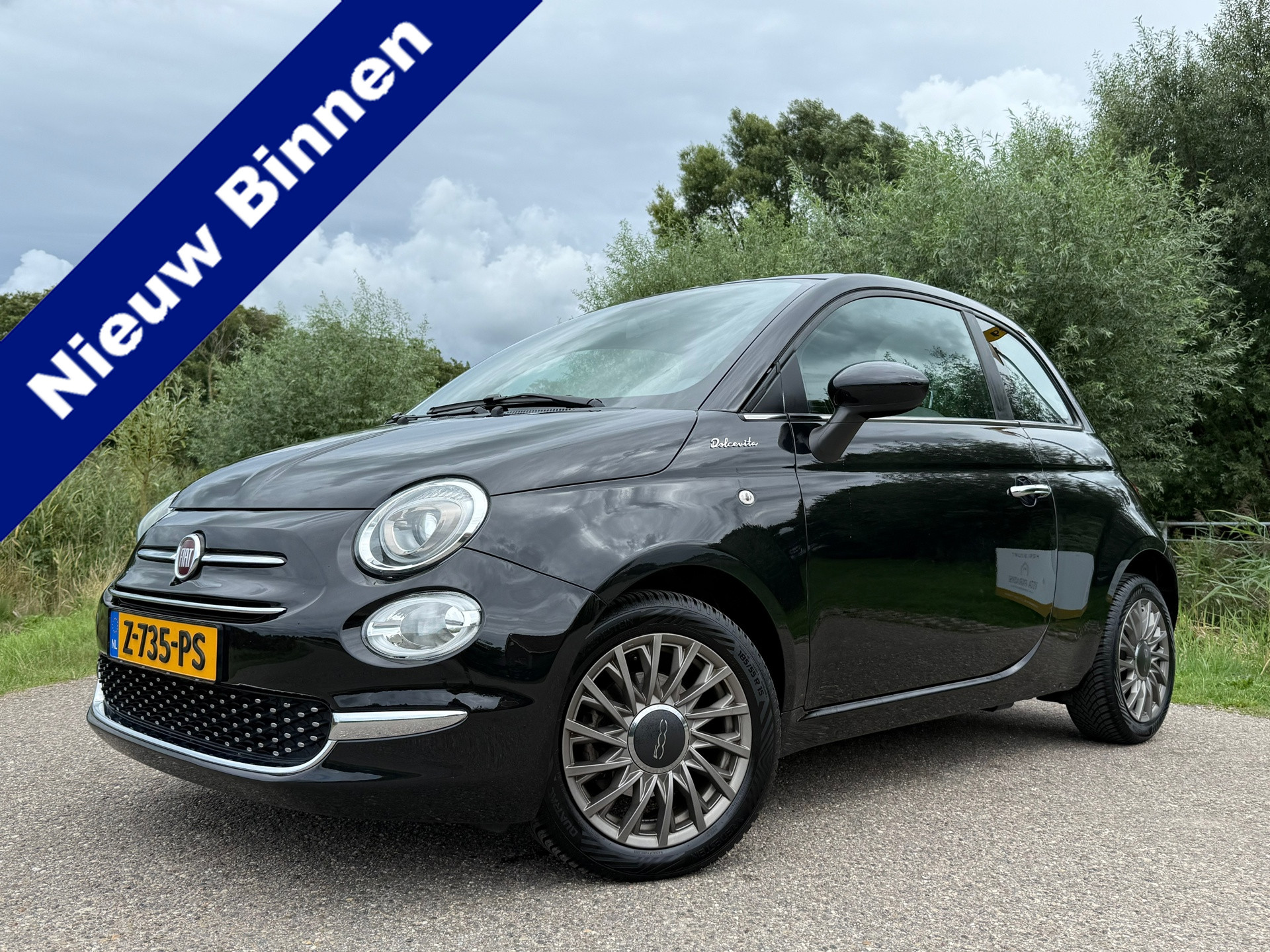 Fiat 500 1.0 Hybrid Dolcevita | Panoramadak | Apple CarPlay & Android Auto | 1e Eigenaar | Airco | 15" Velgen | PDC | Cruise | LED 2021 - voorkant
