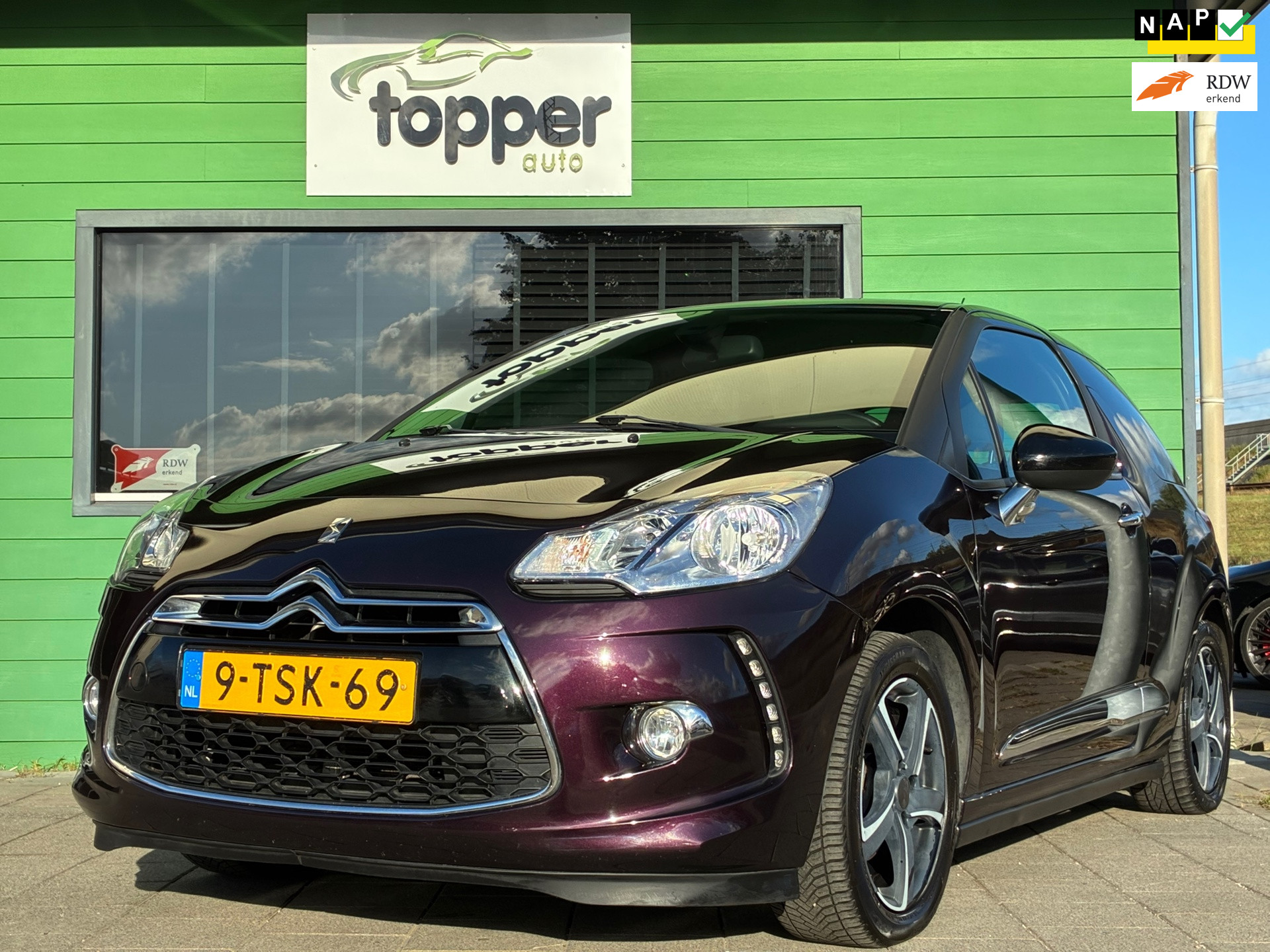 Citroen Ds3 1.2 VTi Business|D-riem v.v.|Navigatie|CruiseControl|Climatronic|Trekhaak|NAP| 2014 - voorkant