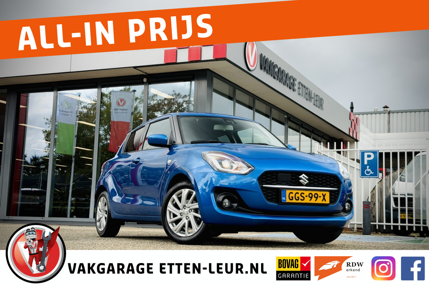 Suzuki Swift 1.2 Select Sm.Hyb. 2024 - voorkant