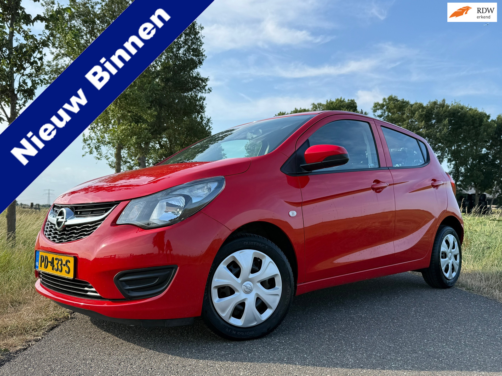 Opel Karl / Viva 1.0 ecoFLEX Edition | Apple CarPlay & Android Auto | Airco | 2e Eigenaar | USB/12V | Cruise | Goed Onderhouden! | 2017 - voorkant