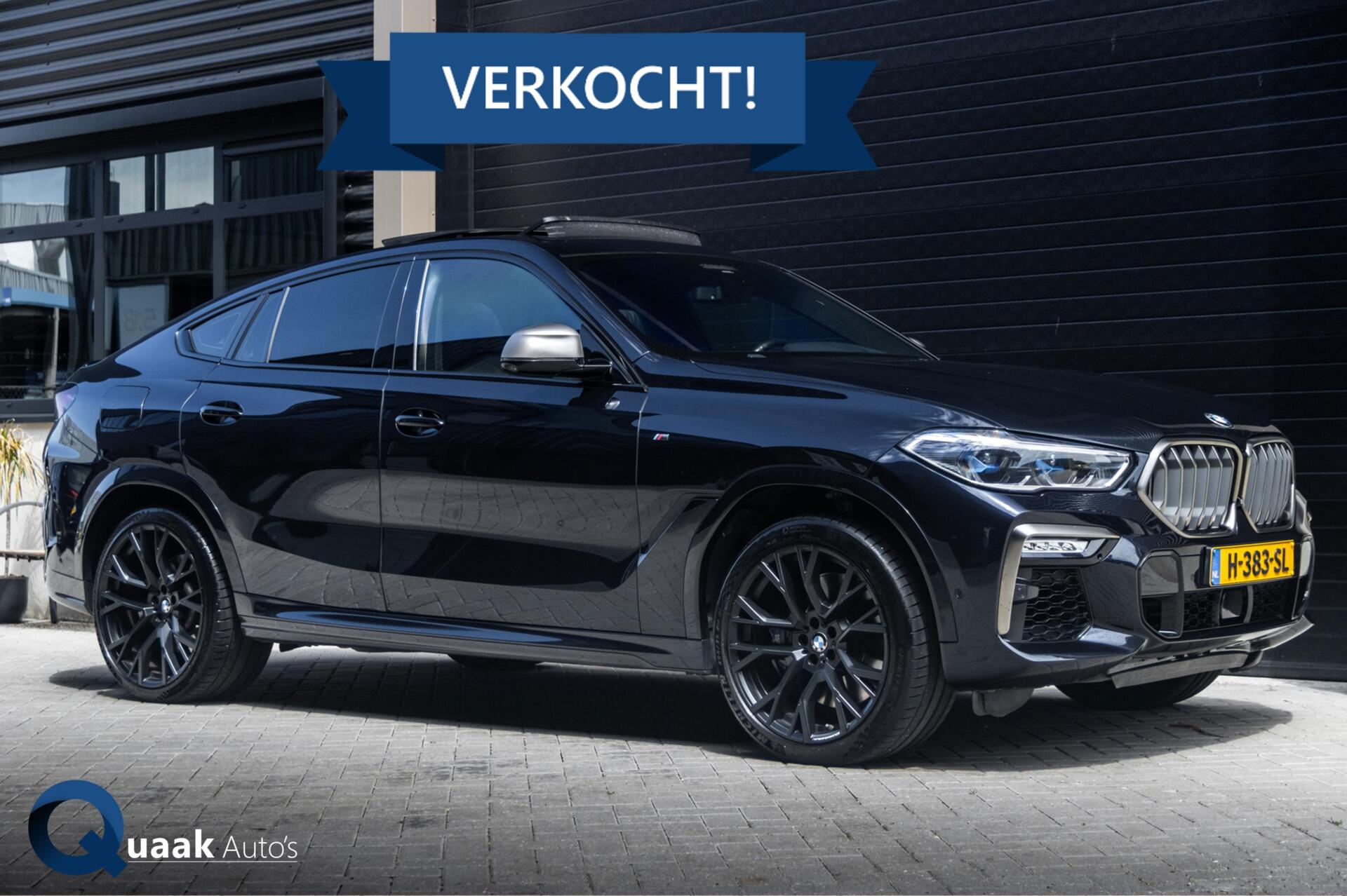 BMW X6 M50d M50d M-Performance | SKYLOUNGE | BOWERS&WILKINS | HUD | CARBON INLEG 2020 - voorkant