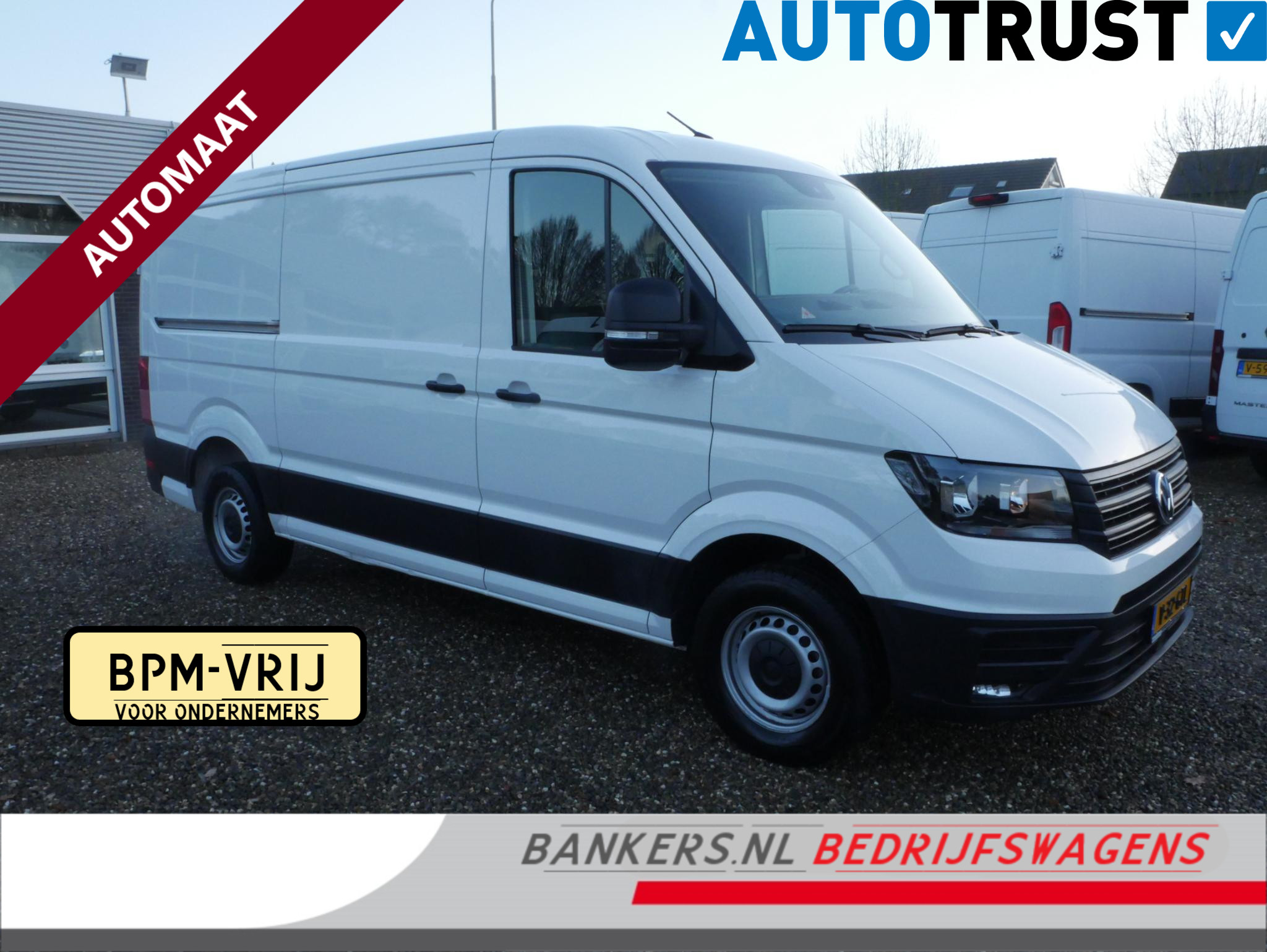 Volkswagen Crafter 2.0 TDI 140PK, L3H2, Airco, DSG-automaat 2024 - voorkant
