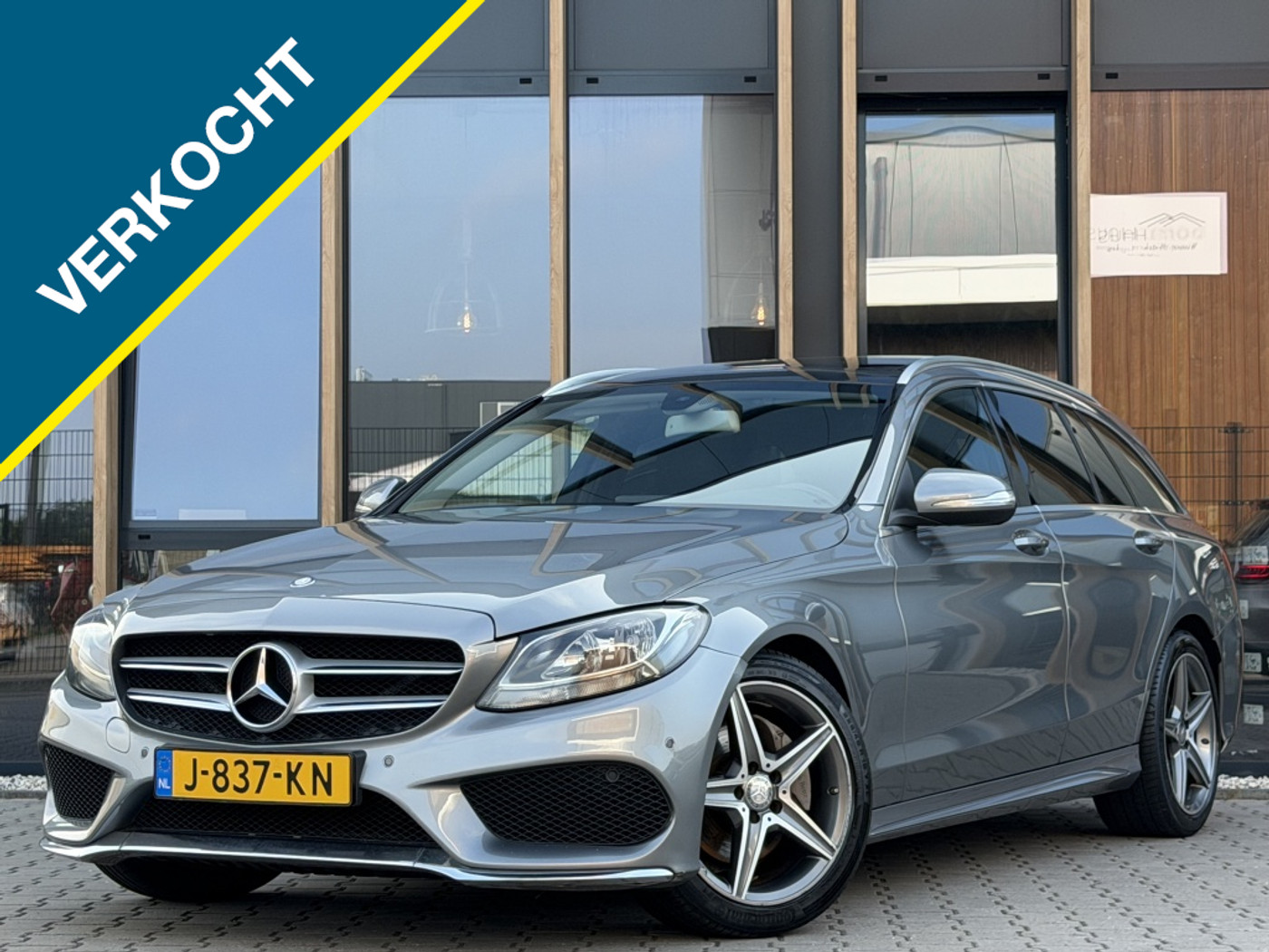 Mercedes-Benz C 200 Bluetec 200 CDI amg line | Panorama-dak | Camera | 2015 - voorkant