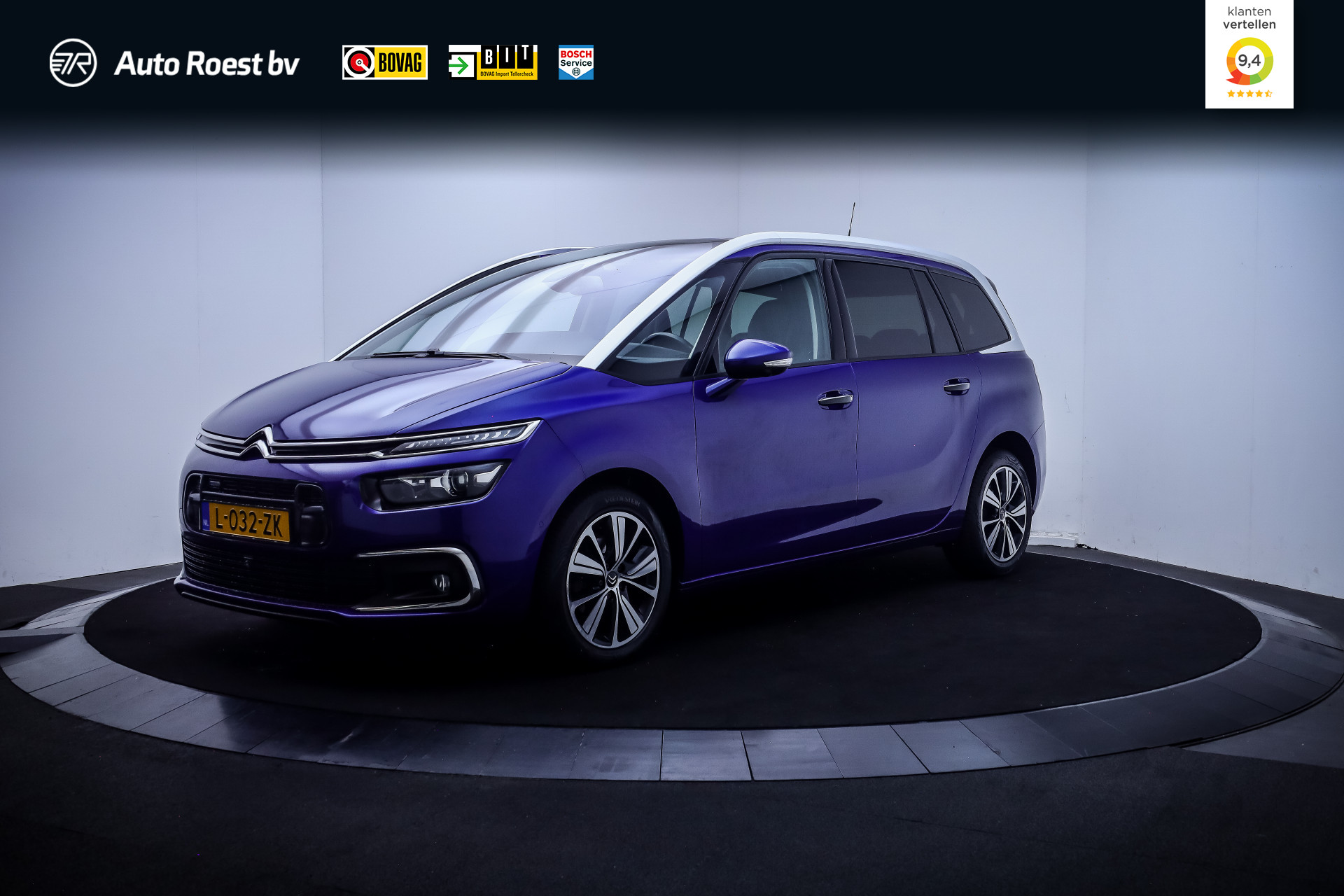 Citroen C4 Picasso 1.2T Aut. 7Pers Shine 2017 - voorkant