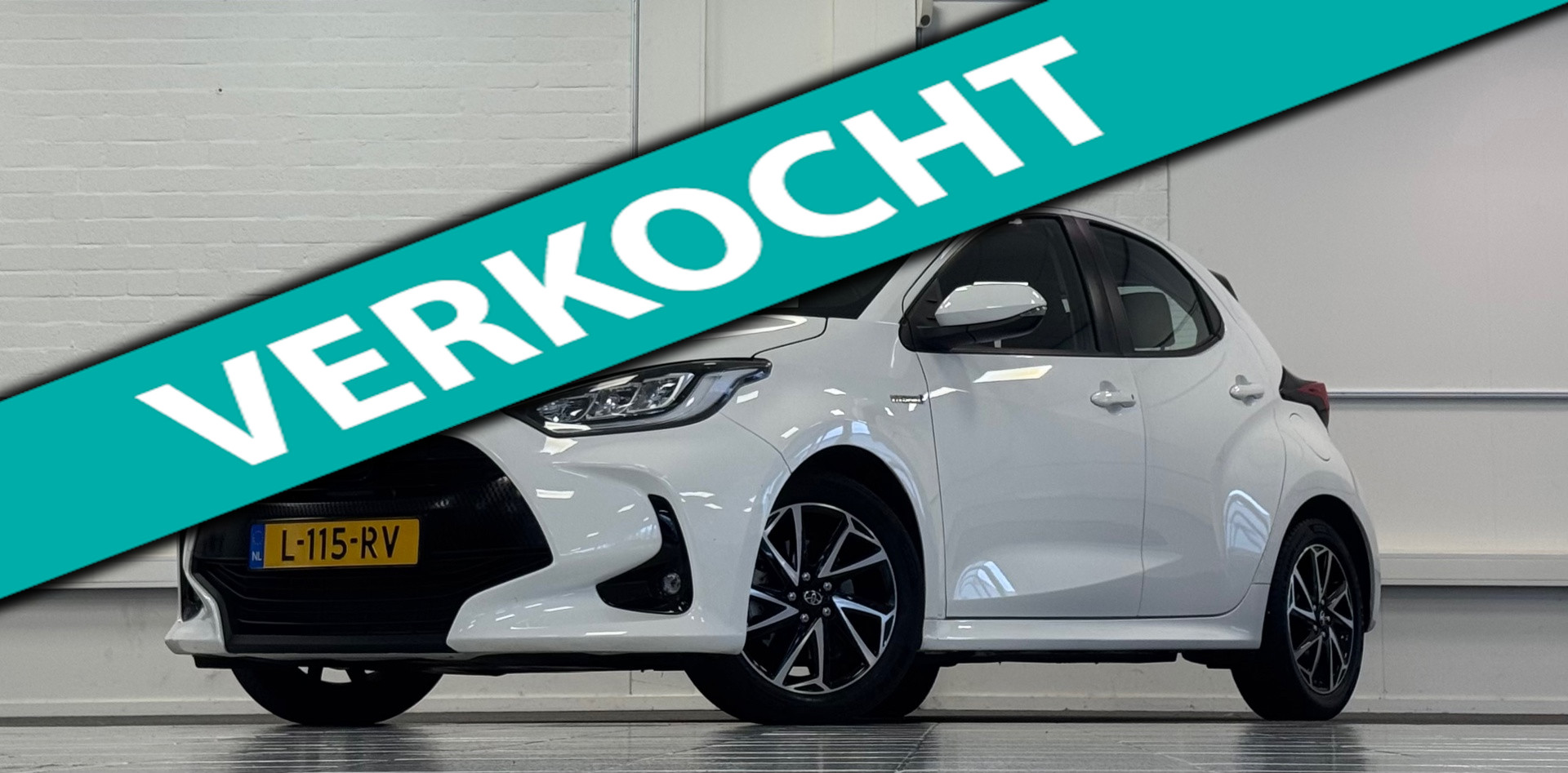 Toyota Toyota Yaris 1.5 Hybrid Dynamic 100% Onderhouden Camera Clima 2021 - voorkant