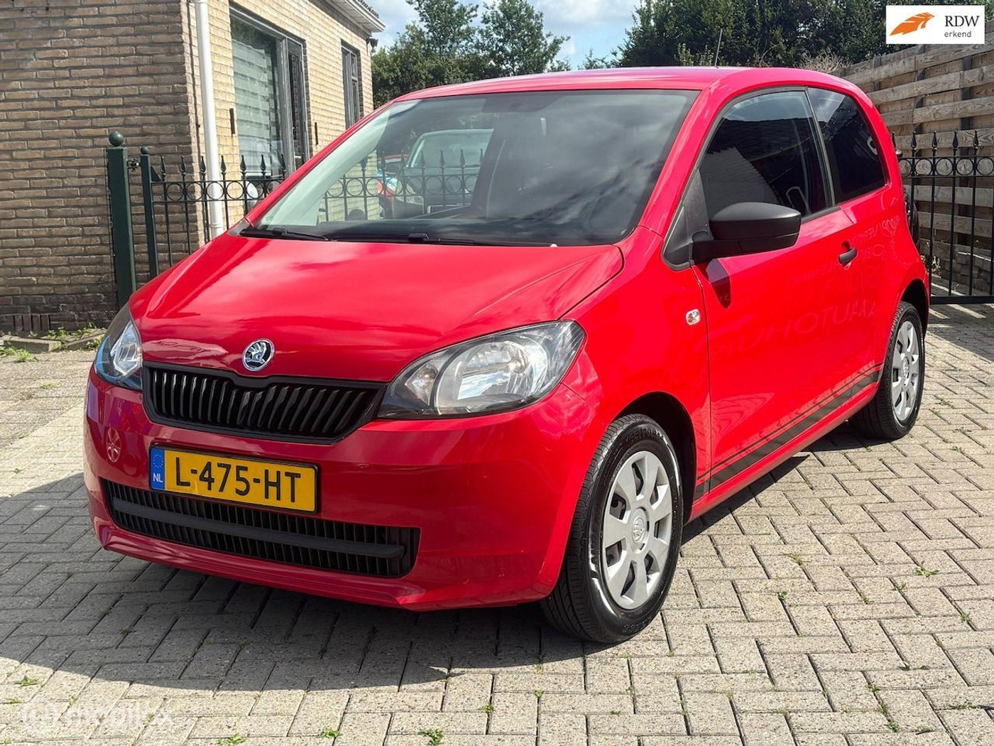 Skoda Citigo 1.0 Greentech Elegance | lpg | nieuwe apk | stoelverwarming ! 2013 - voorkant