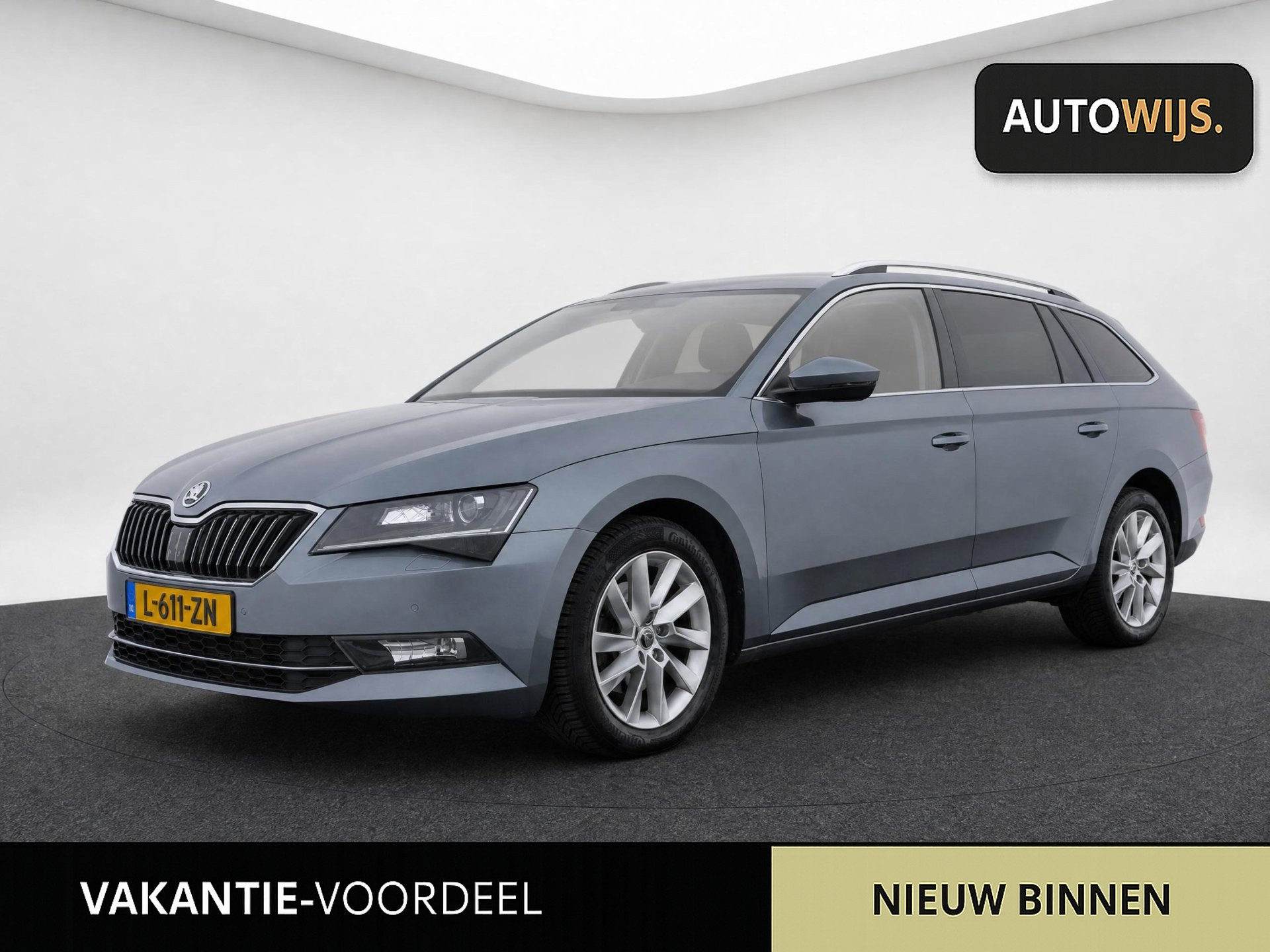 Skoda Superb 1.5 TSI ACT Ambition Business|AUT|LED|Cruise|NAVI|CARPLAY|STOELVERW 2019 - voorkant