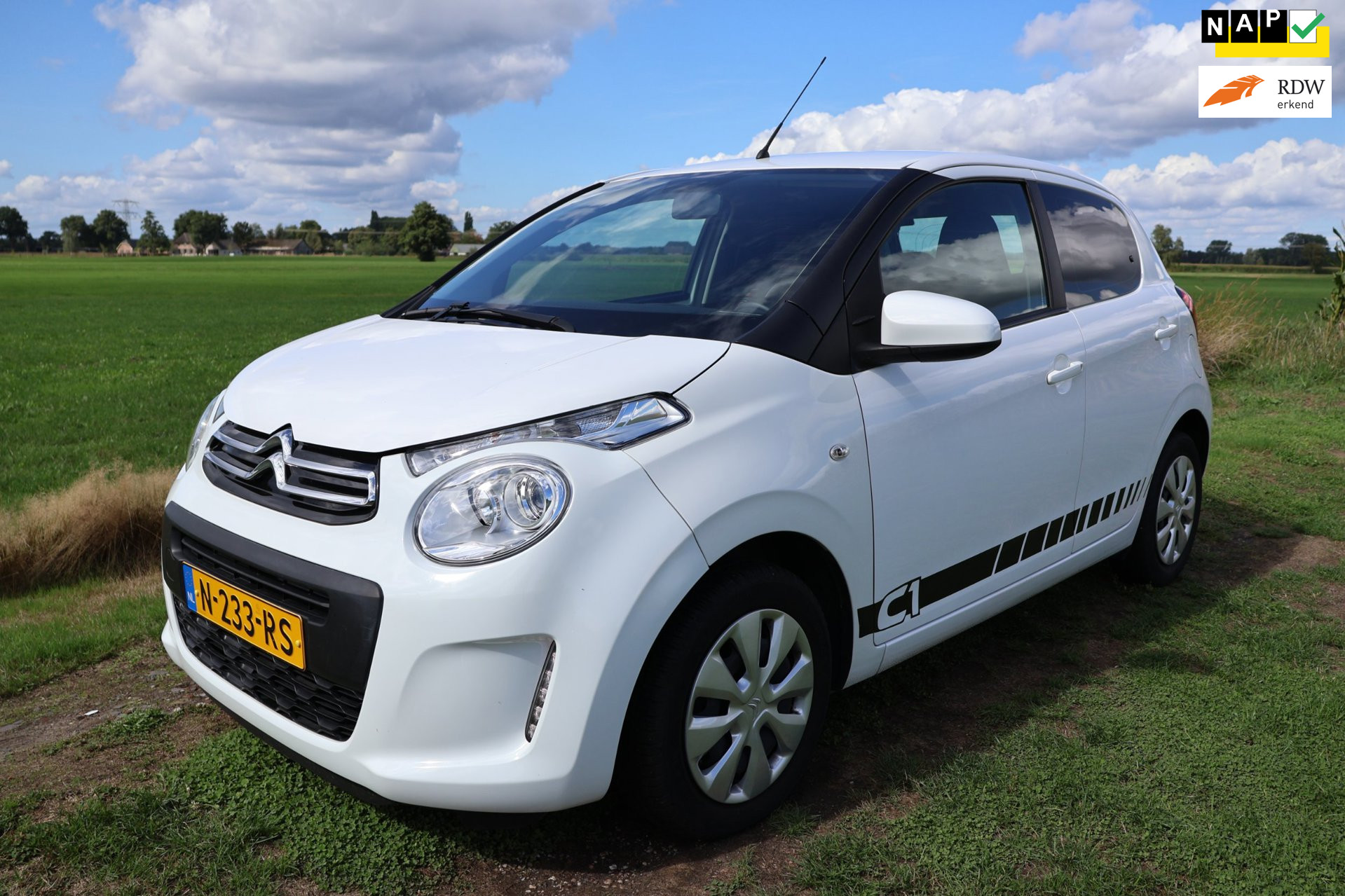 Citroen C1 1.0 VTi Feel|Carplay|Airco|Achteruitrijcamera|NL-NAP 2022 - voorkant