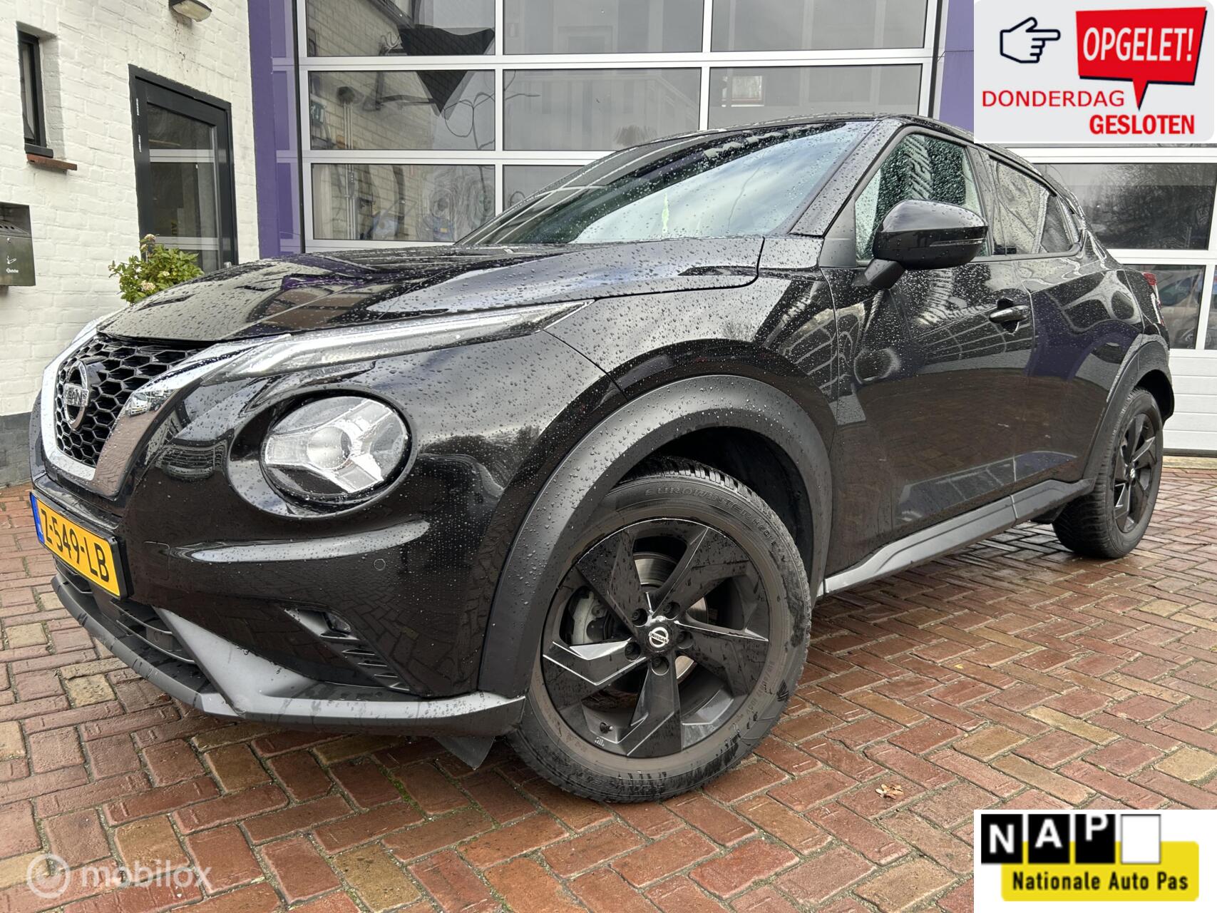 Nissan Juke 1.0 DIG-T Tekna * AUTOMAAT * TREKHAAK * NAVI * 2020 - voorkant