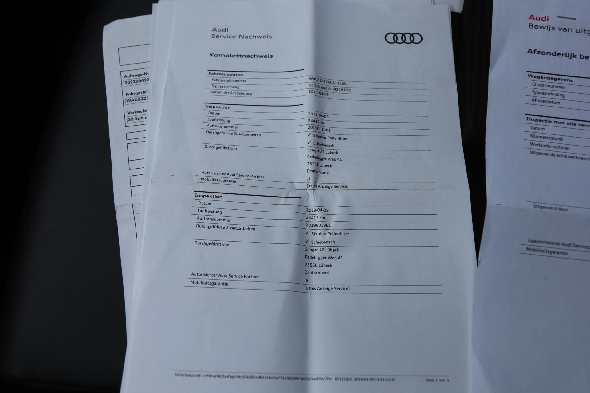 Foto van Audi S3 Sportback
