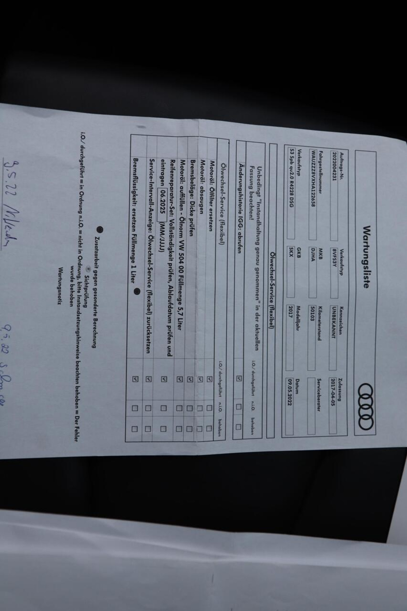Foto van Audi S3 Sportback