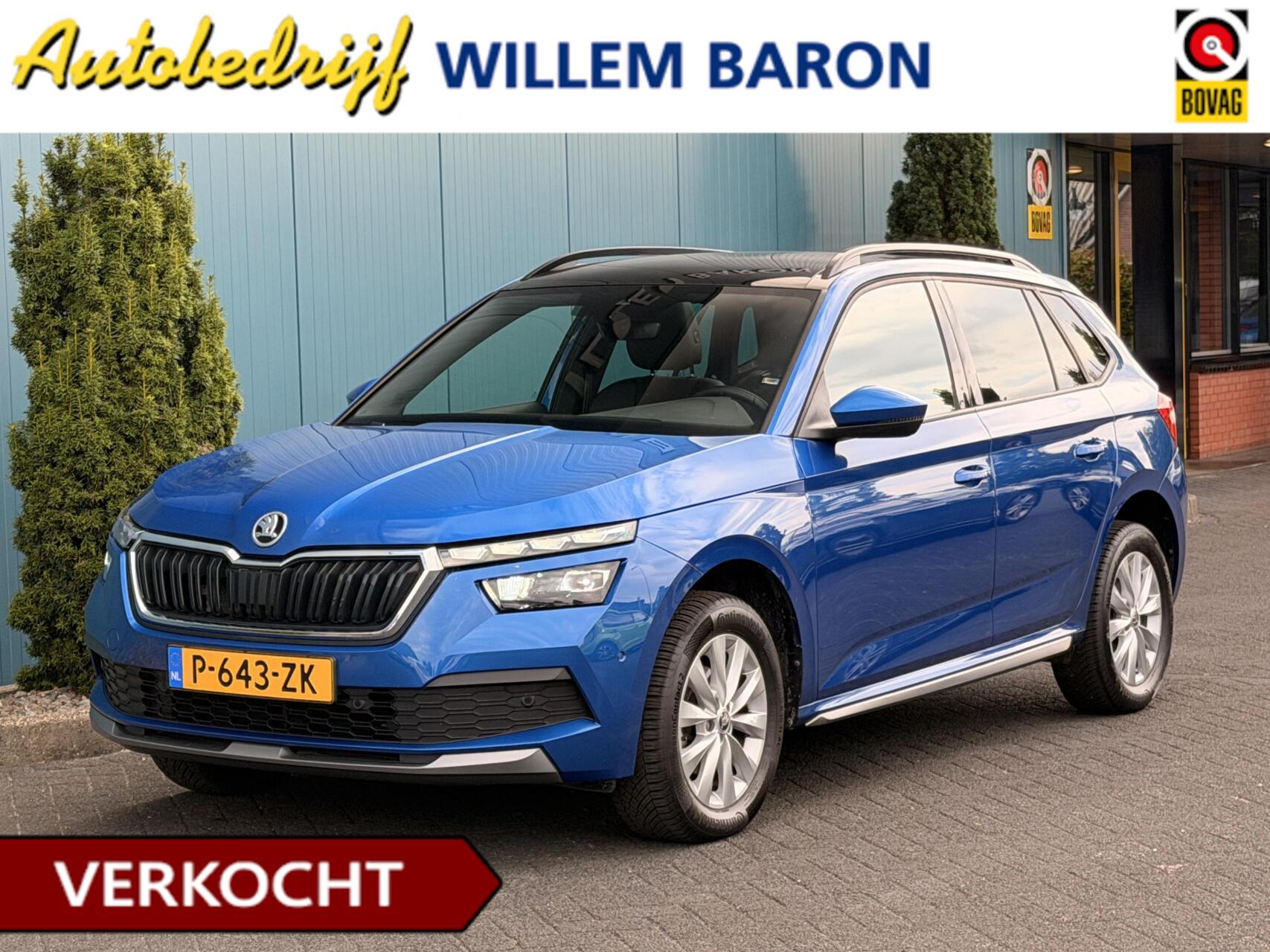 Skoda Kamiq 1.0 TSI 110PK DSG AUT. Business Edition | PANO | TREKH | ADAPT.CRUISE | CAM | CARPLAY | NAV | PDC | LED | DIGI.DASH | STOELVERW. 2022 - voorkant