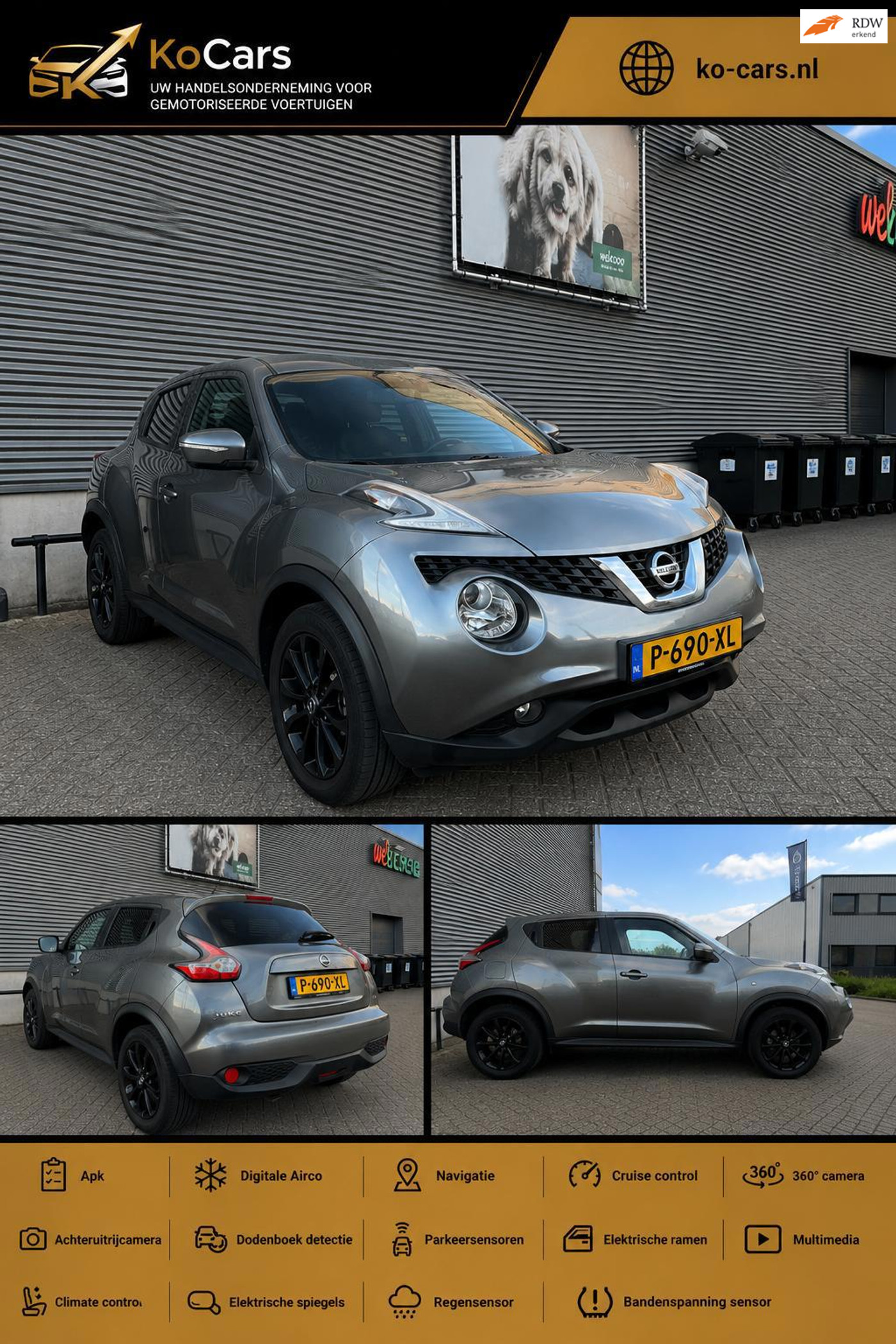 Nissan Nissan Juke 1.2 DIG-T S/S Connect Edition Camera 2015 - voorkant