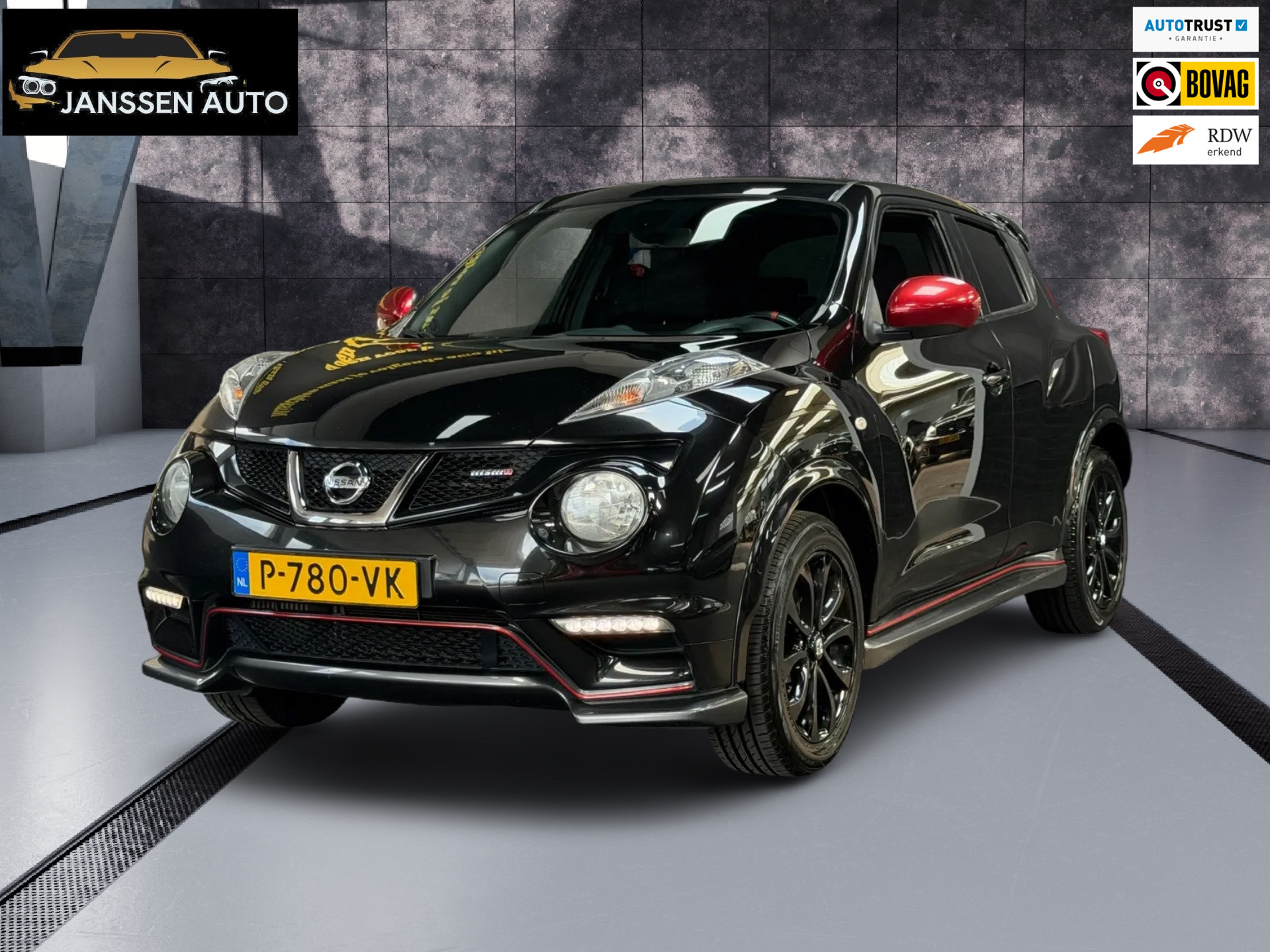 Nissan Juke 1.6 Turbo NISMO 200pk APK-6/2026 NAV STOELVW CAM 2014 - voorkant