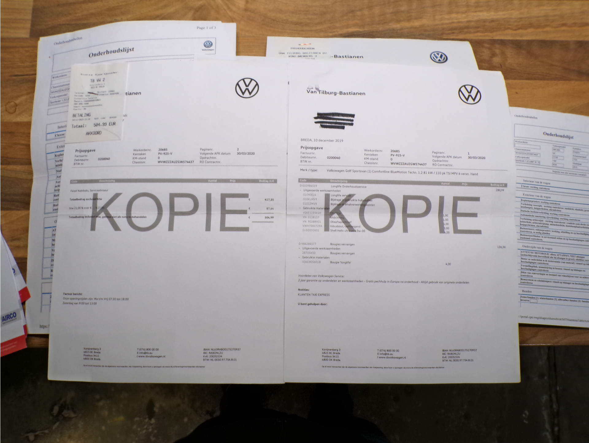 Foto van Volkswagen Golf Sportsvan