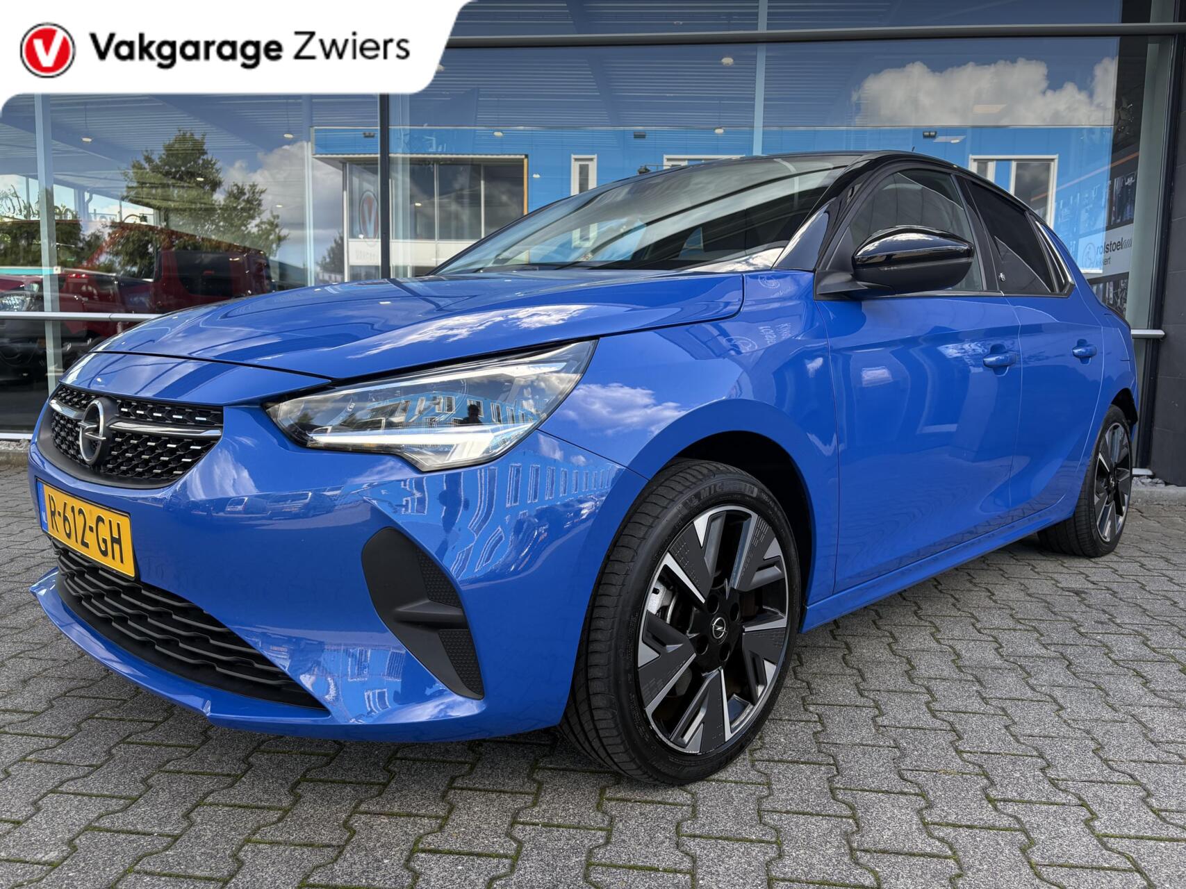 Opel Corsa Elegance 50 kWh Carplay|Navi|Stoelverw.|Wartmepomp|3-Fase|SOH91.3%. 2022 - voorkant