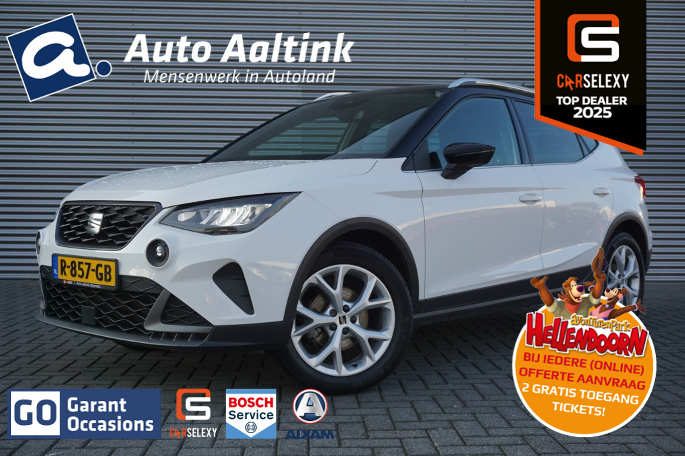 Seat Arona 110PK TSI FR AUTOMAAT | SPORTIEF | 17" LM VELGEN 2022 - voorkant