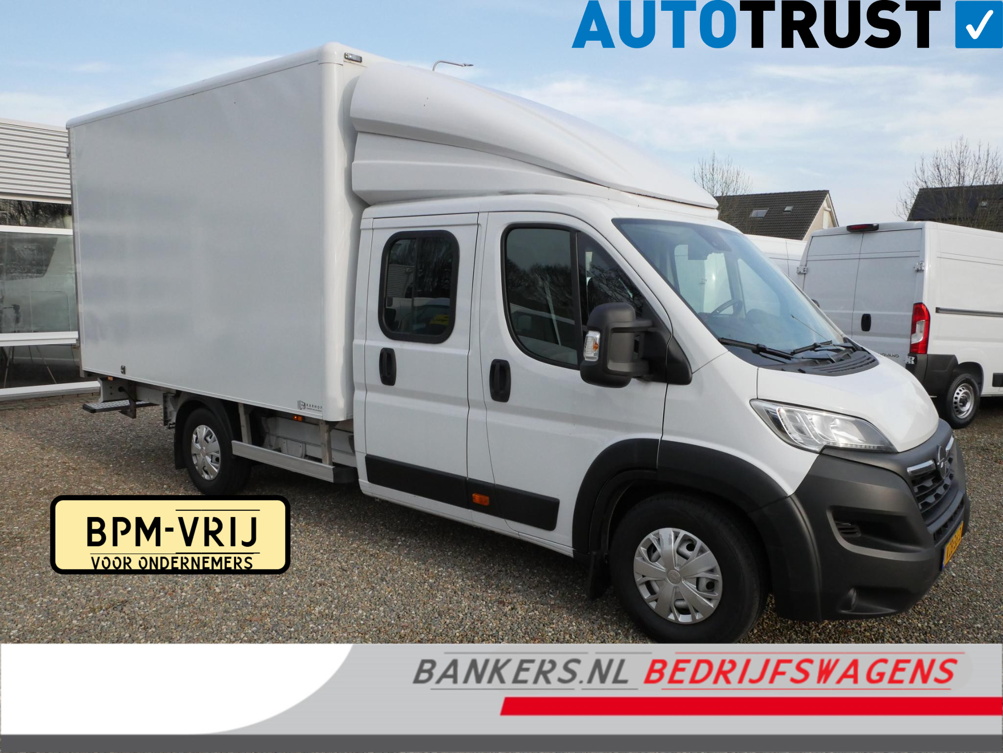 Opel Movano 2.2D 140PK, L4, Dubbel Cabine, Airco, 2023 - voorkant