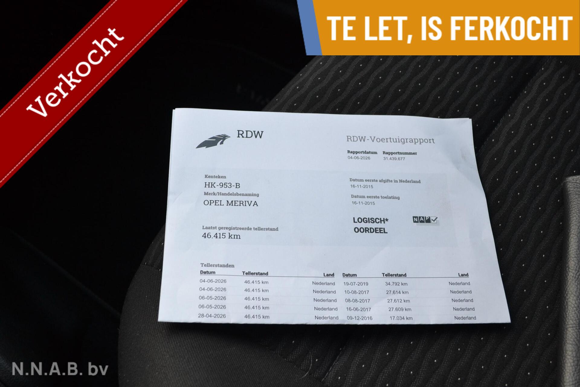 Foto van Opel Meriva