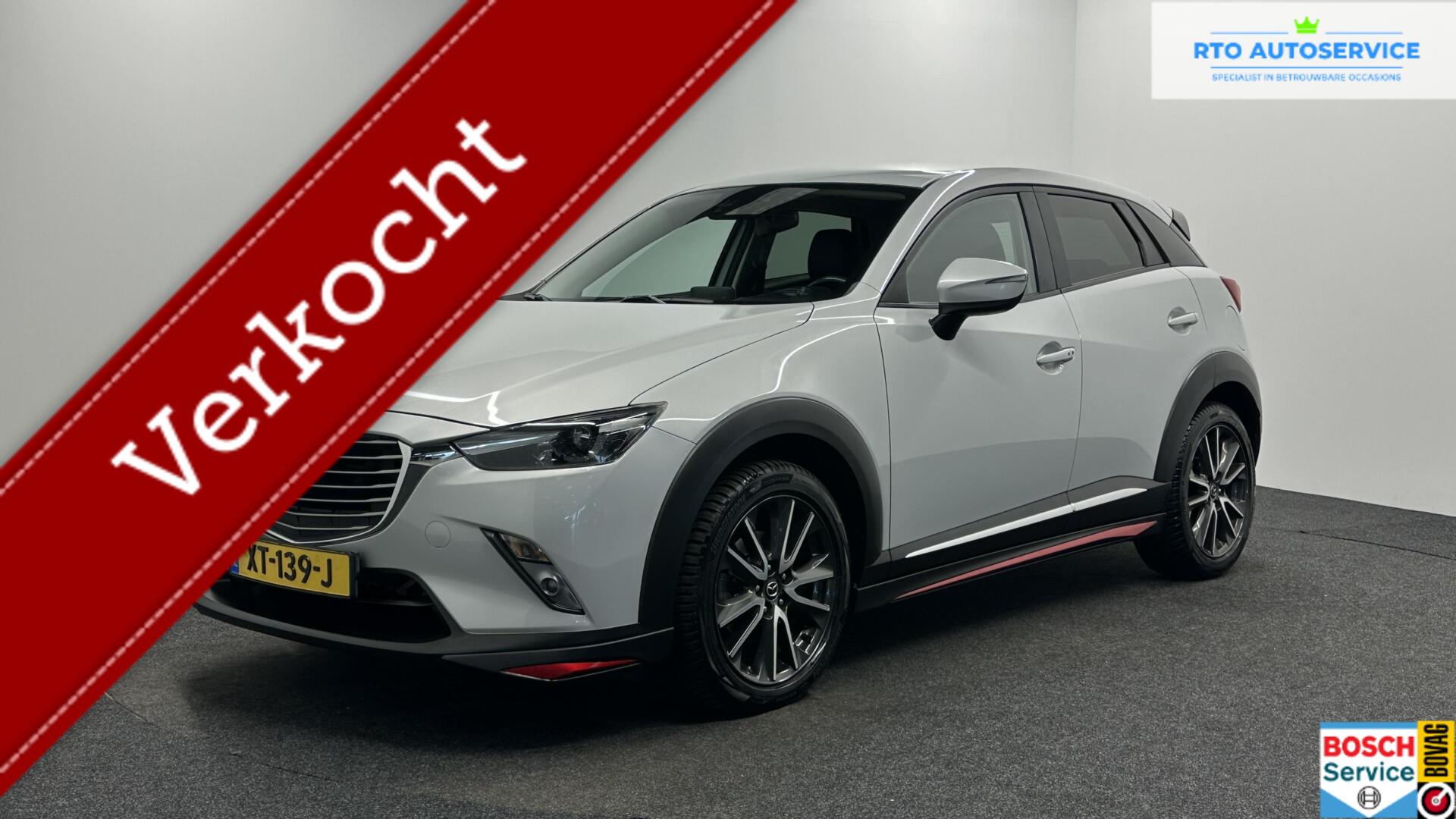 Mazda Mazda Cx-3 2.0 SkyActiv-G 120 TS+ CAMERA-LEER-CARPLAY-AUTOMAAT 2016 - voorkant