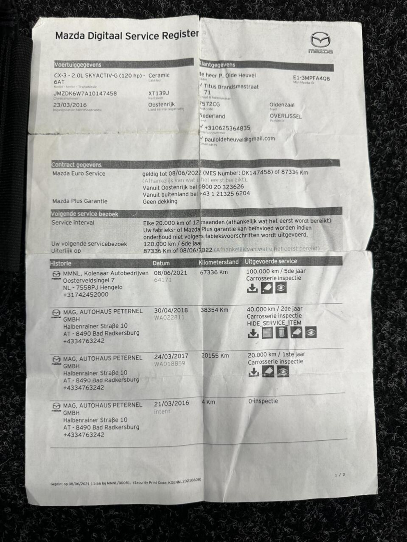 Foto van Mazda Mazda Cx-3