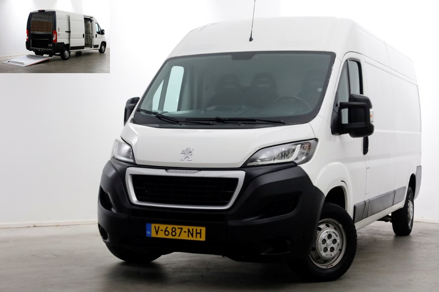 Peugeot Boxer 2.0 BlueHDI 130pk E6 L3H2 Navi/Camera Laadklep 500kg 05-2018 2018 - voorkant