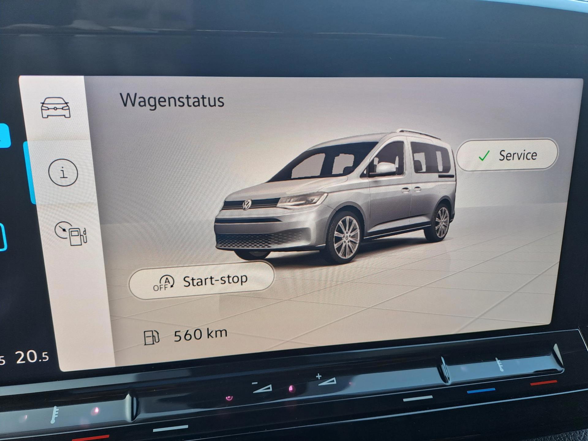 Foto van Volkswagen Caddy Modified Partition Wall