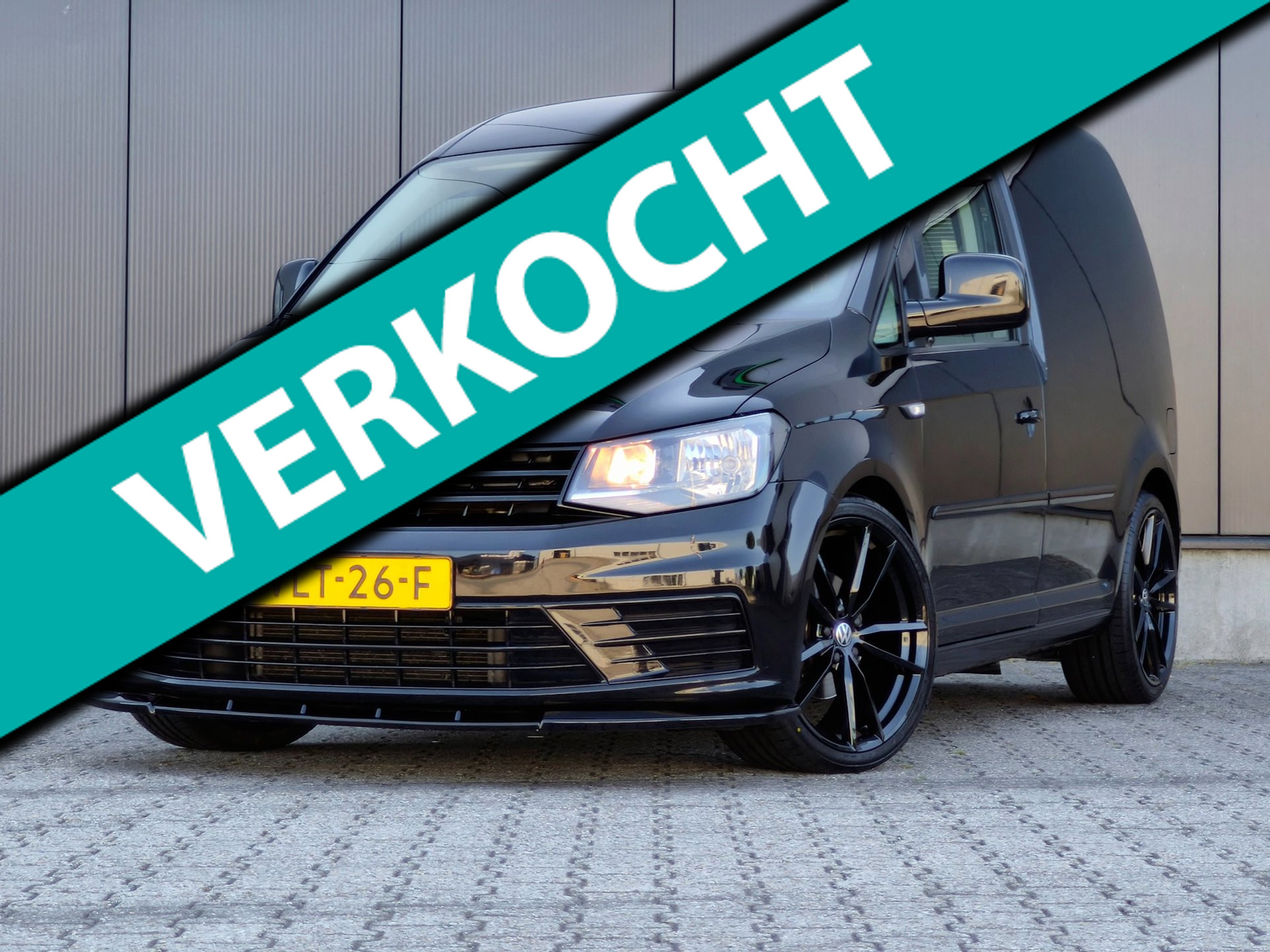 Volkswagen Caddy 2.0 TDI L1H1 170PK R-LINE SPORTPAKKET AIRCO 2017 - voorkant
