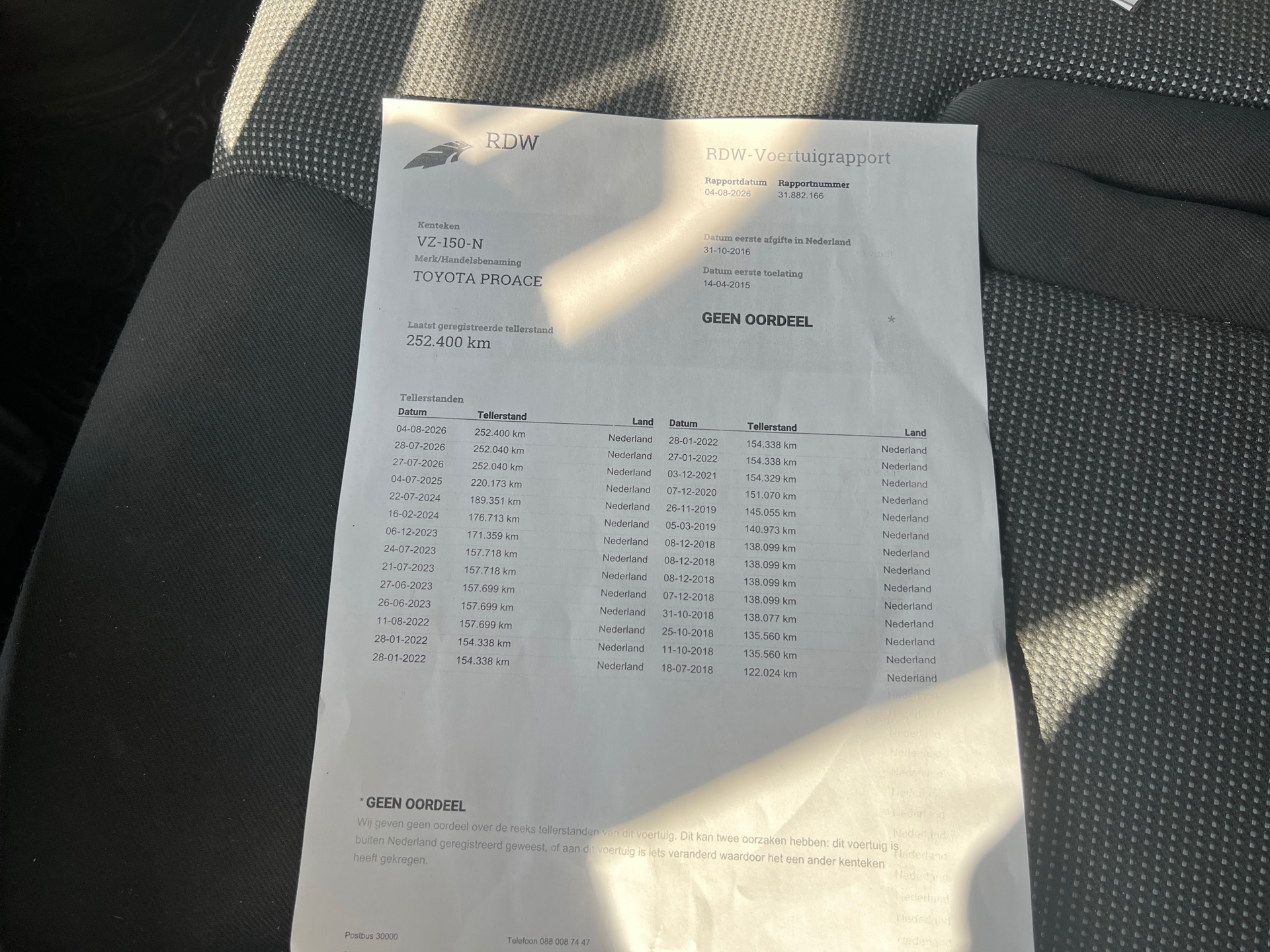 Foto van Toyota Proace