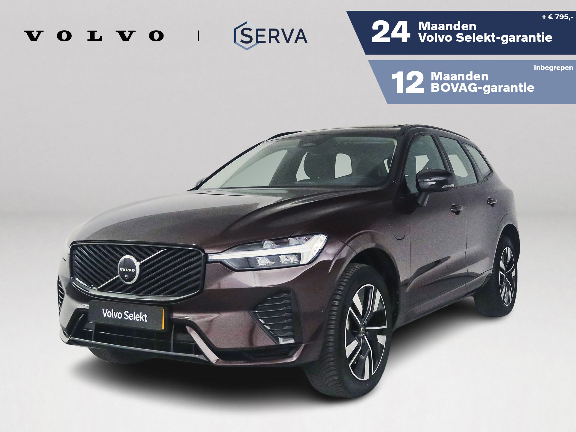 Volvo Xc60 T6 Plug-in hybrid AWD Plus Dark | Panoramadak | 360° camera | Head-up display | Harman Kardon | Stoel- en stuurverwarming | Trekhaak 2025 - voorkant