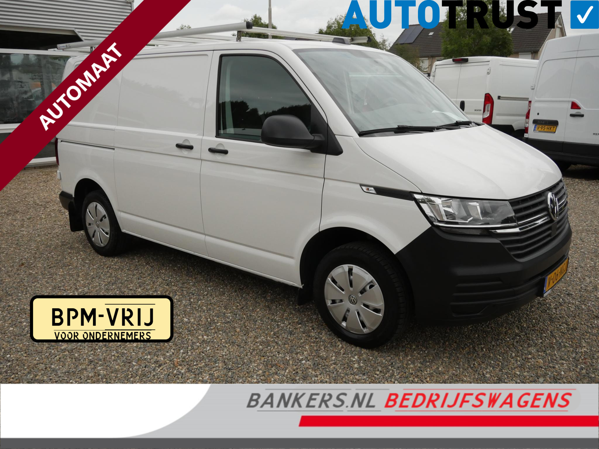 Volkswagen Transporter 2.0TDI 150PK, L1H1, DSG, Airco 2022 - voorkant