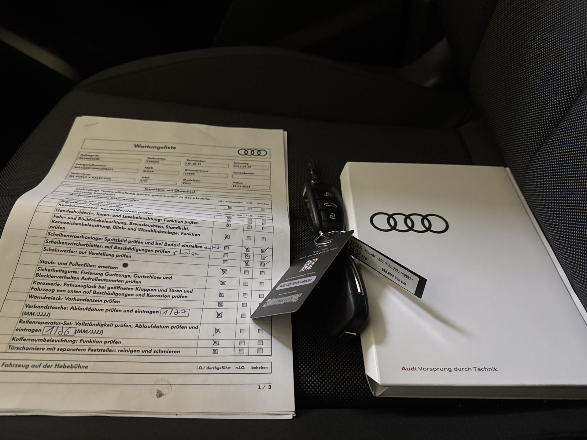 Foto van Audi Q3 E-tron